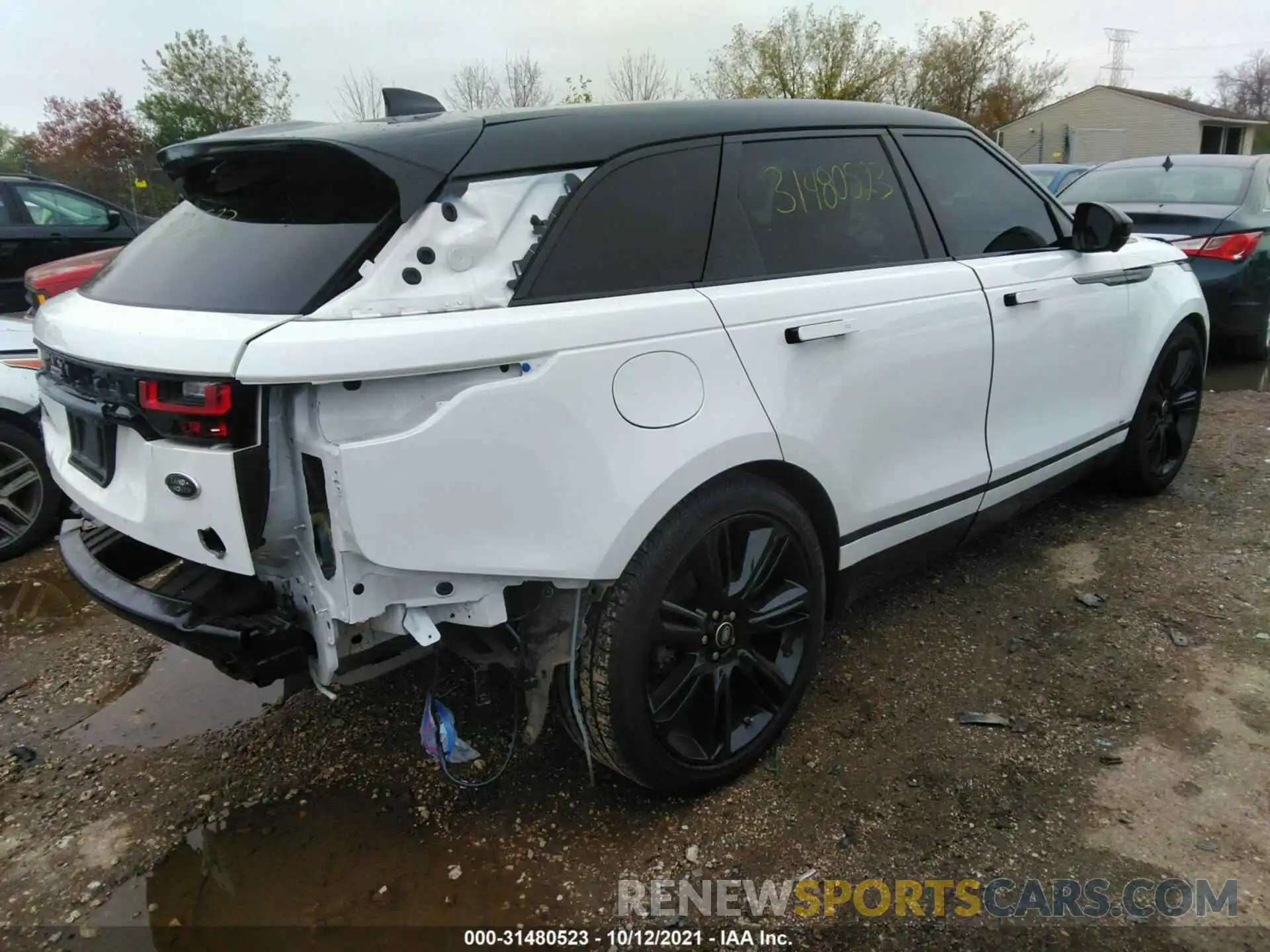 4 Фотография поврежденного автомобиля SALYM2EV4KA795549 LAND ROVER RANGE ROVER VELAR 2019