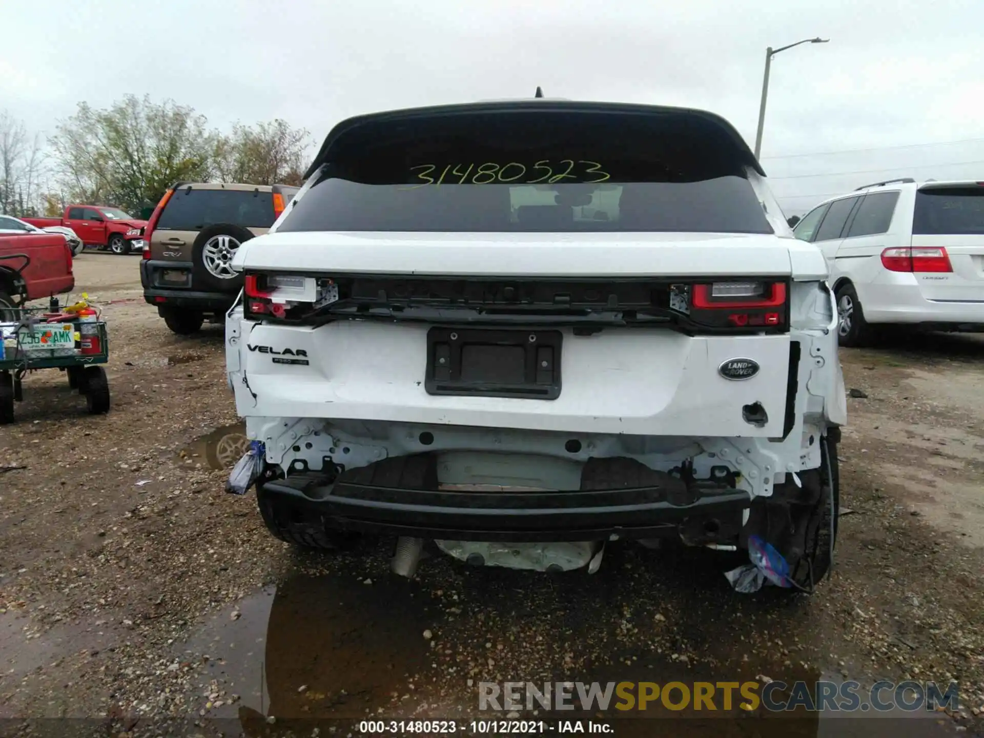 6 Photograph of a damaged car SALYM2EV4KA795549 LAND ROVER RANGE ROVER VELAR 2019