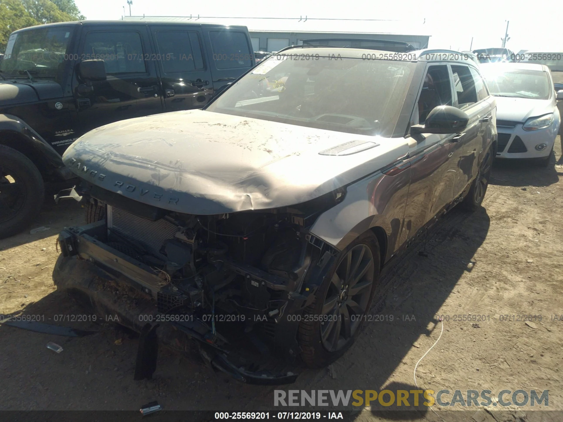 2 Photograph of a damaged car SALYM2EV7KA794427 LAND ROVER RANGE ROVER VELAR 2019