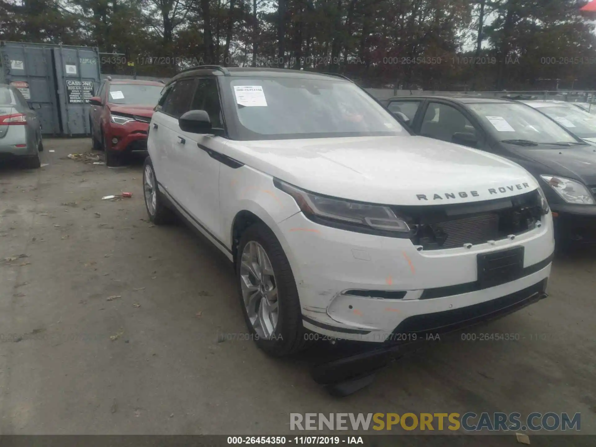 1 Фотография поврежденного автомобиля SALYB2EX0LA241319 LAND ROVER RANGE ROVER VELAR 2020