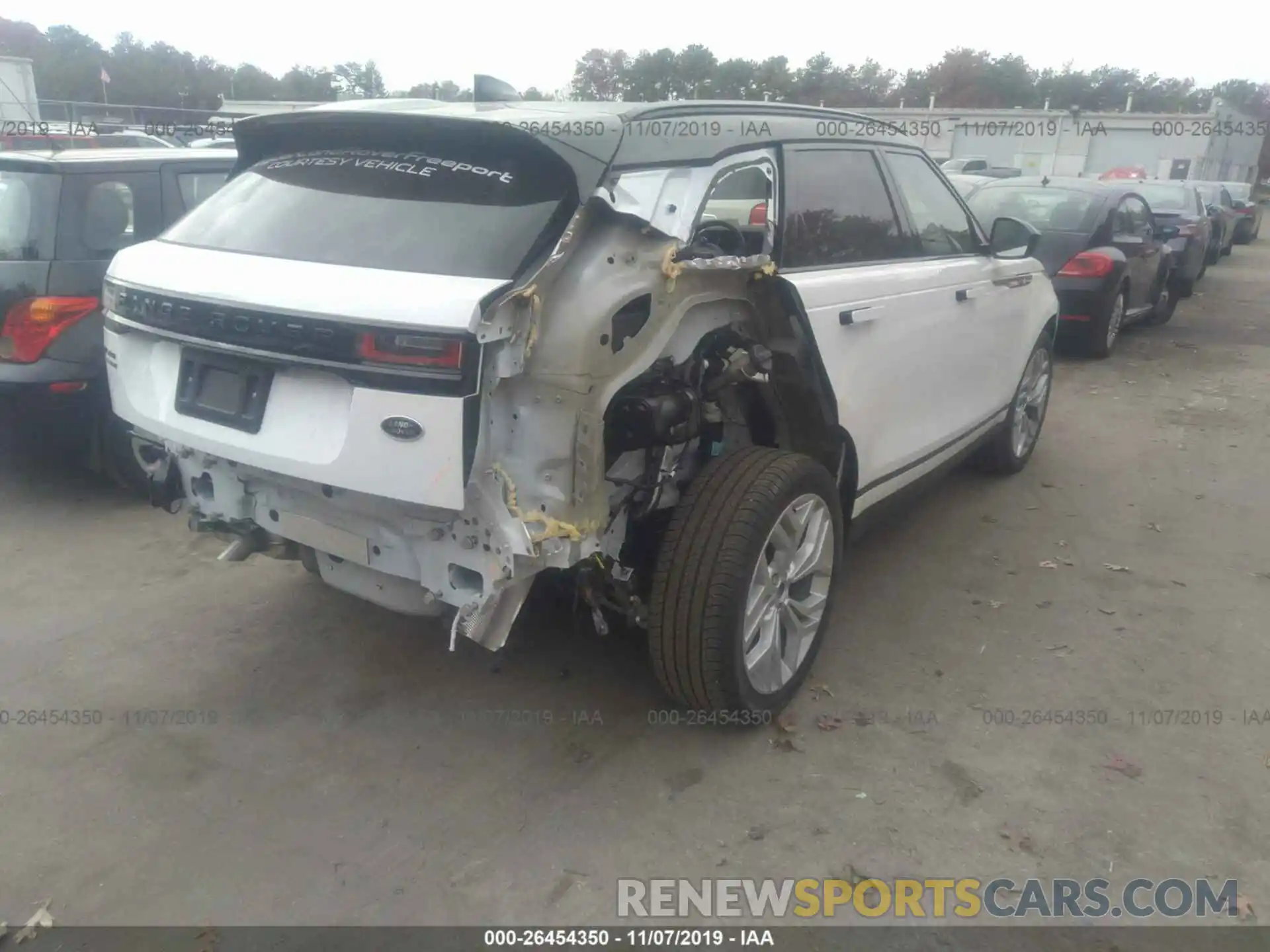 4 Photograph of a damaged car SALYB2EX0LA241319 LAND ROVER RANGE ROVER VELAR 2020