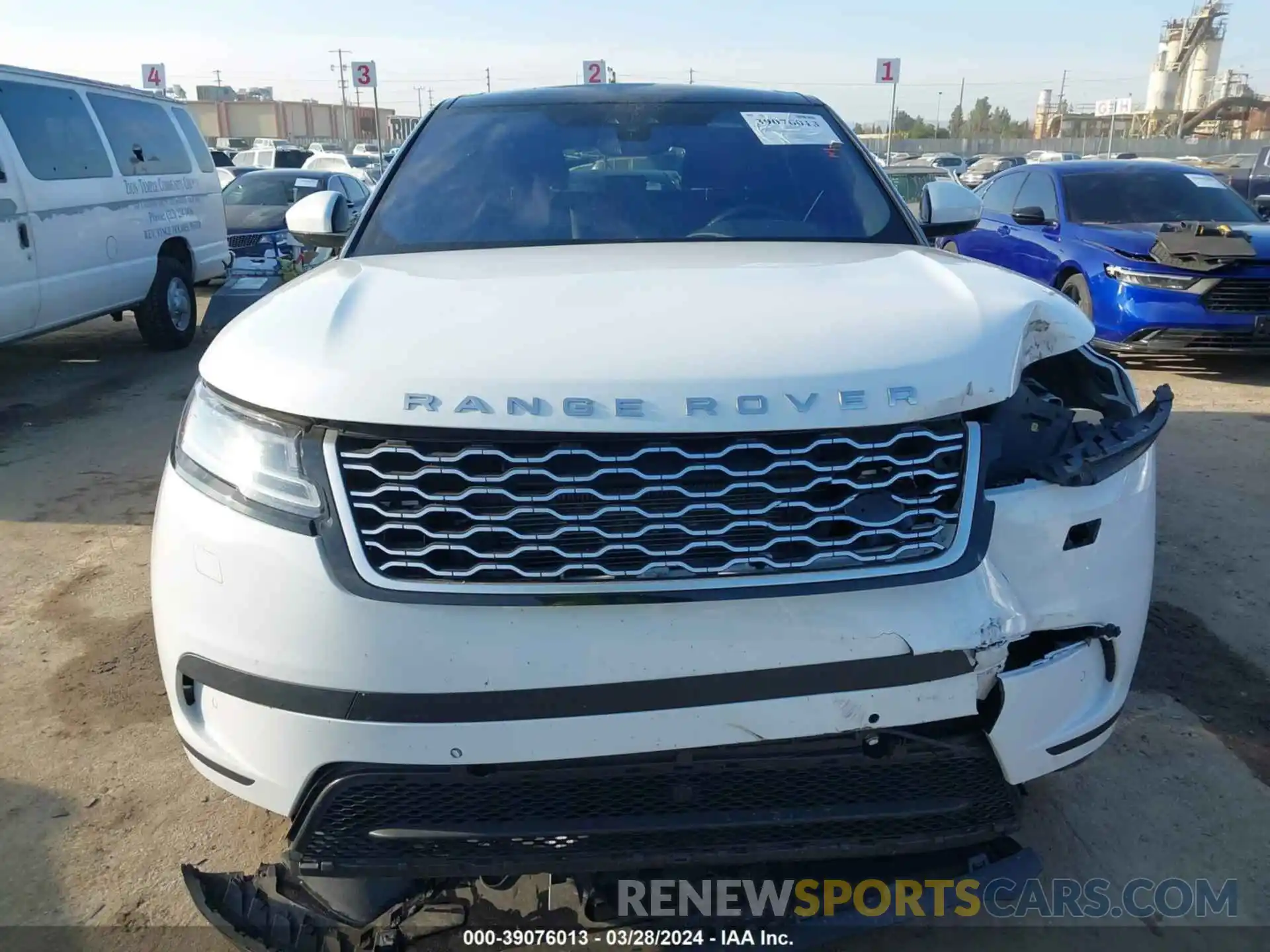 12 Photograph of a damaged car SALYB2EX0LA295364 LAND ROVER RANGE ROVER VELAR 2020