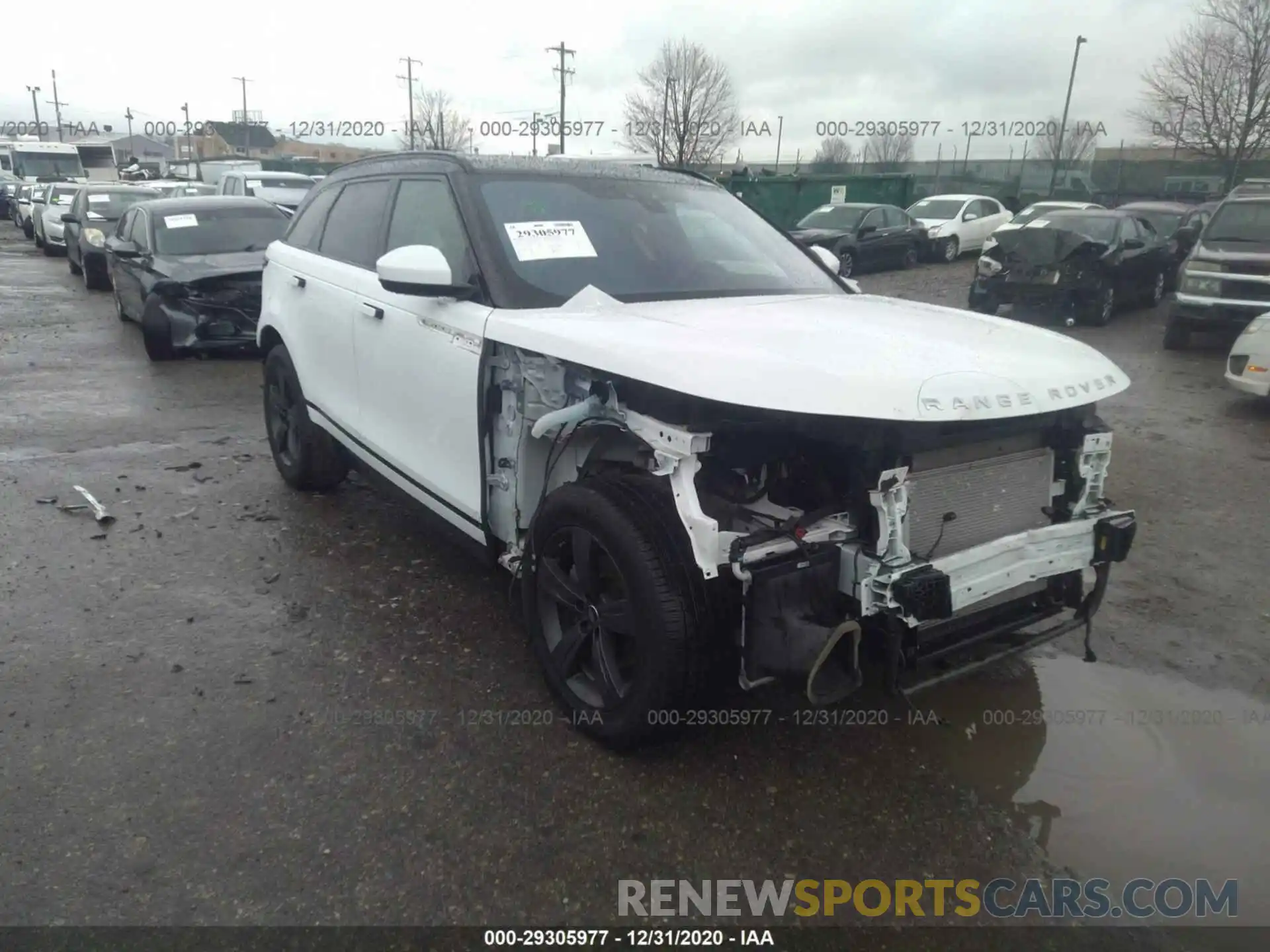 1 Photograph of a damaged car SALYB2EX1LA239823 LAND ROVER RANGE ROVER VELAR 2020