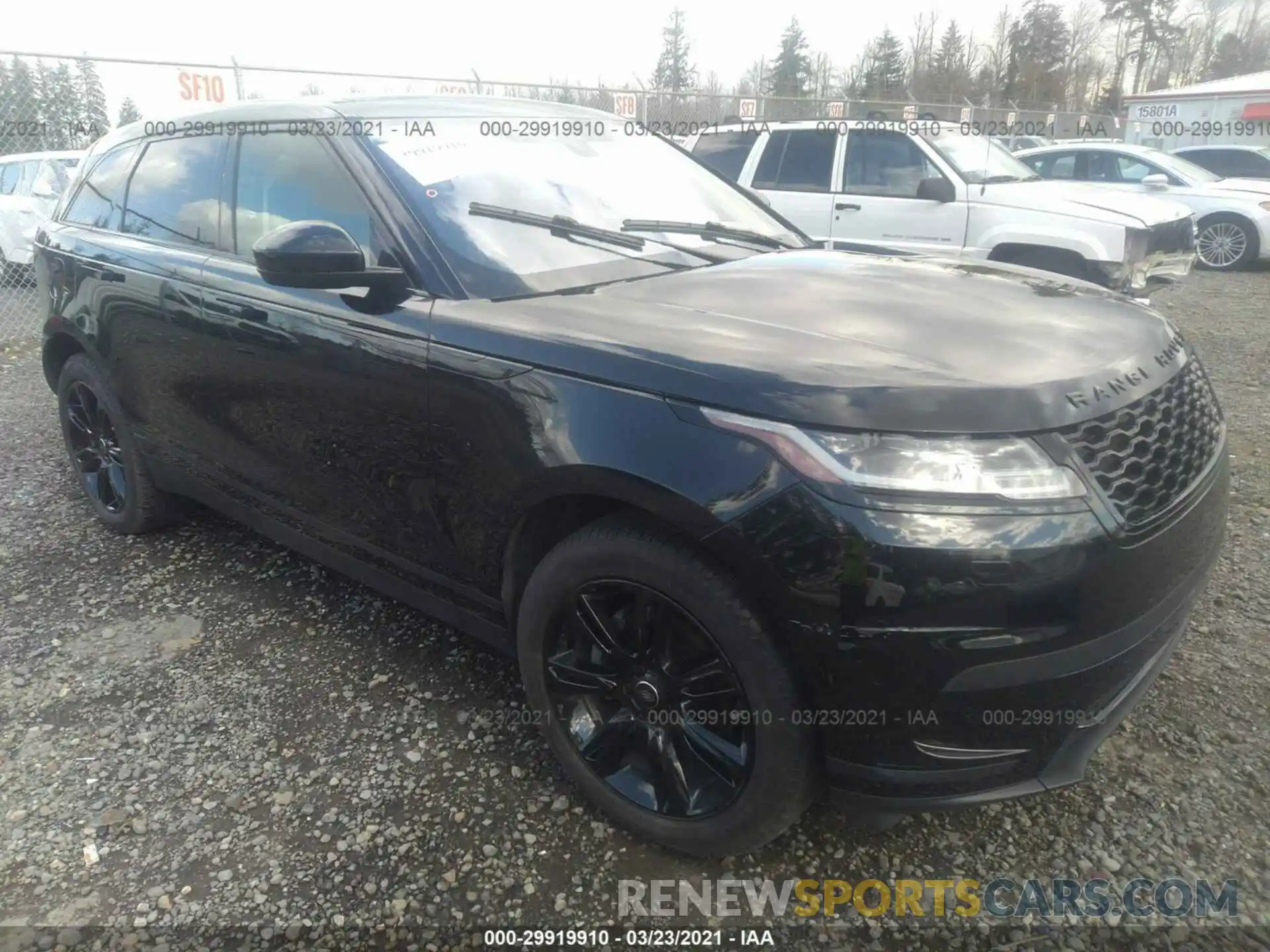 1 Photograph of a damaged car SALYB2EX1LA243273 LAND ROVER RANGE ROVER VELAR 2020