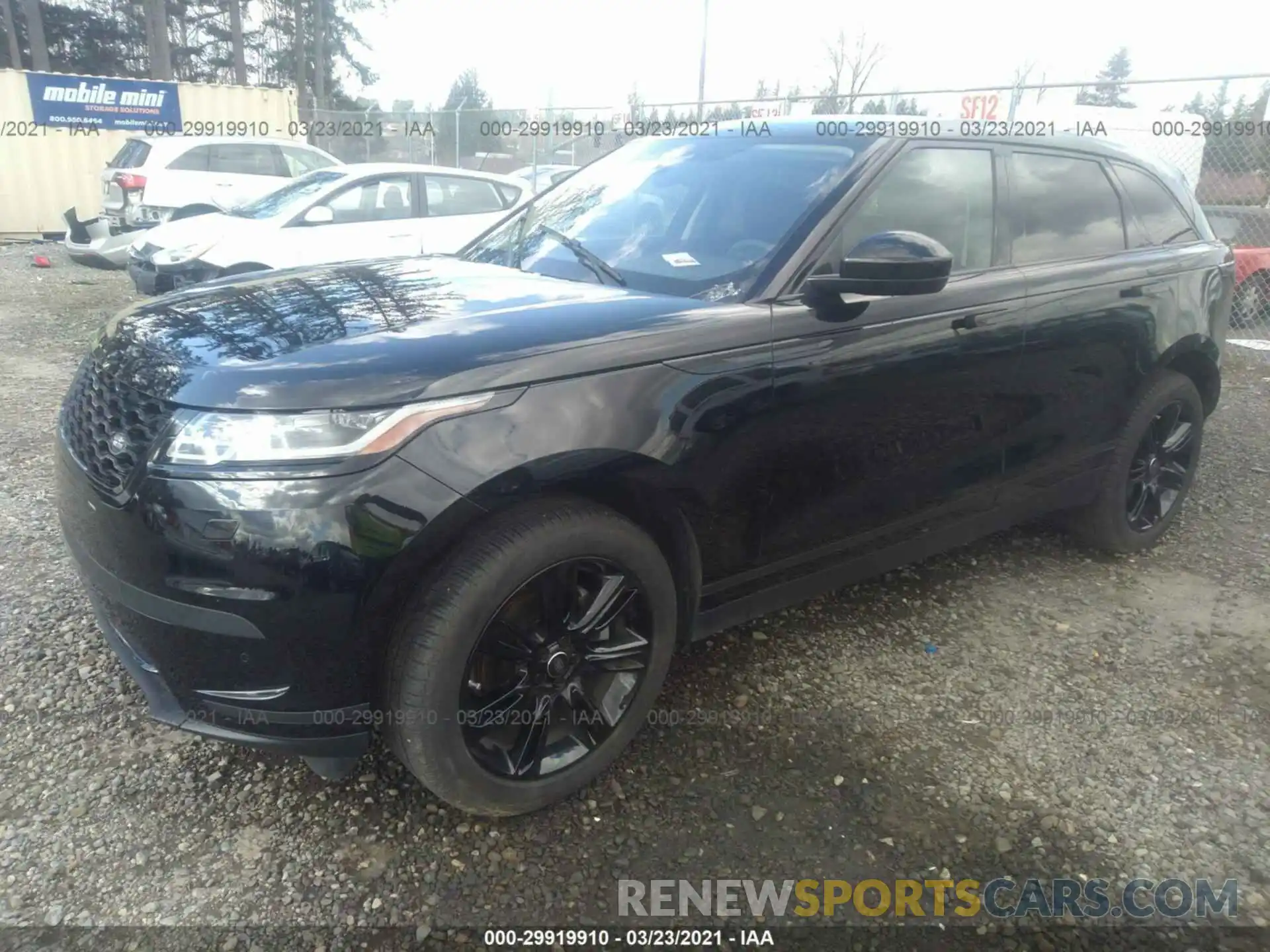 2 Photograph of a damaged car SALYB2EX1LA243273 LAND ROVER RANGE ROVER VELAR 2020