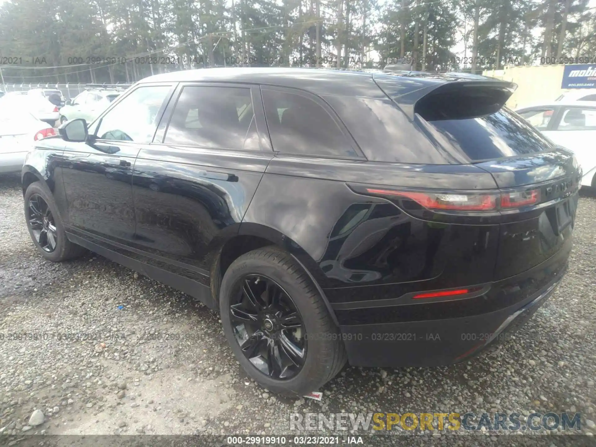 3 Photograph of a damaged car SALYB2EX1LA243273 LAND ROVER RANGE ROVER VELAR 2020