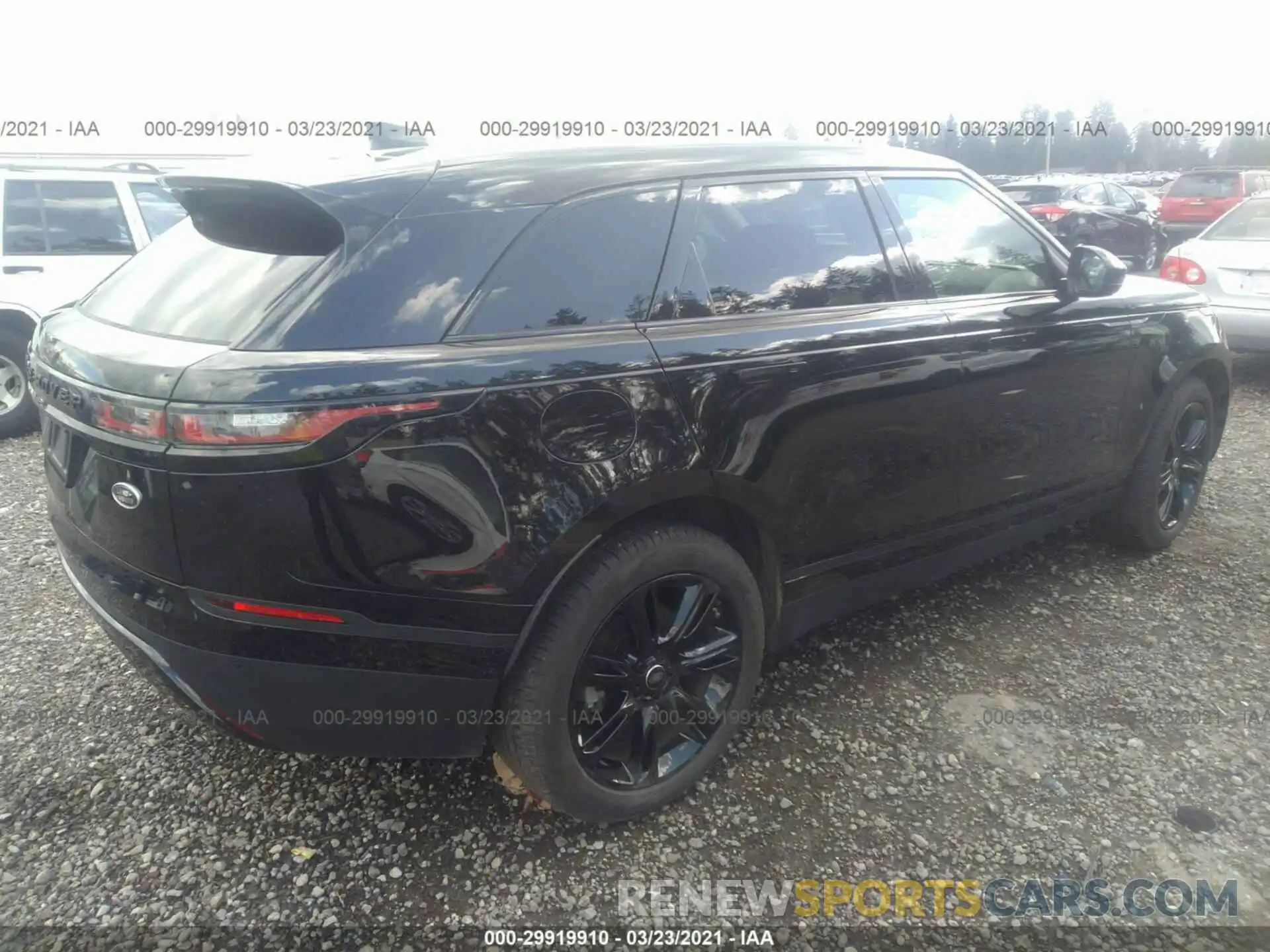 4 Photograph of a damaged car SALYB2EX1LA243273 LAND ROVER RANGE ROVER VELAR 2020