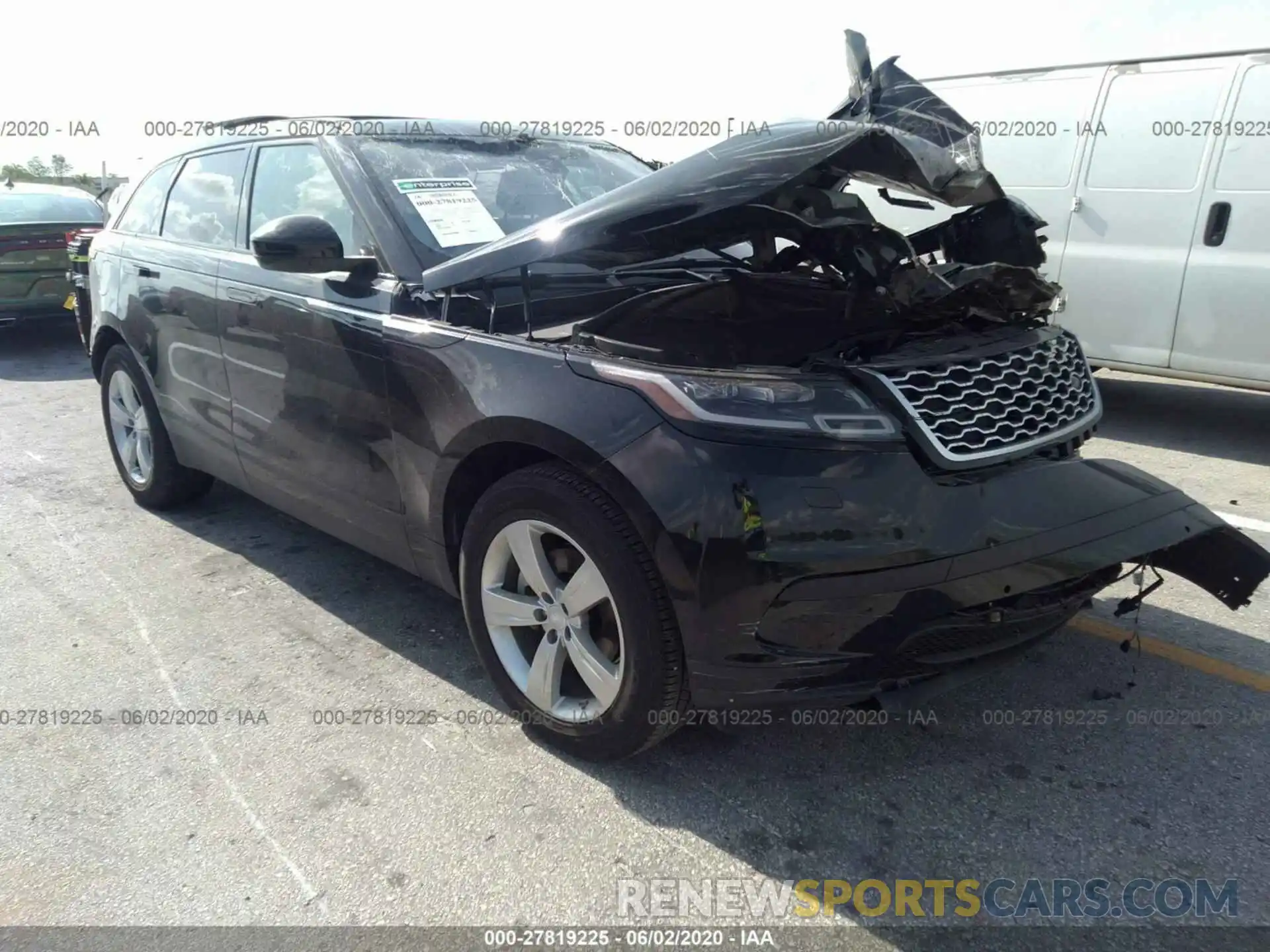 1 Photograph of a damaged car SALYB2EX1LA256699 LAND ROVER RANGE ROVER VELAR 2020