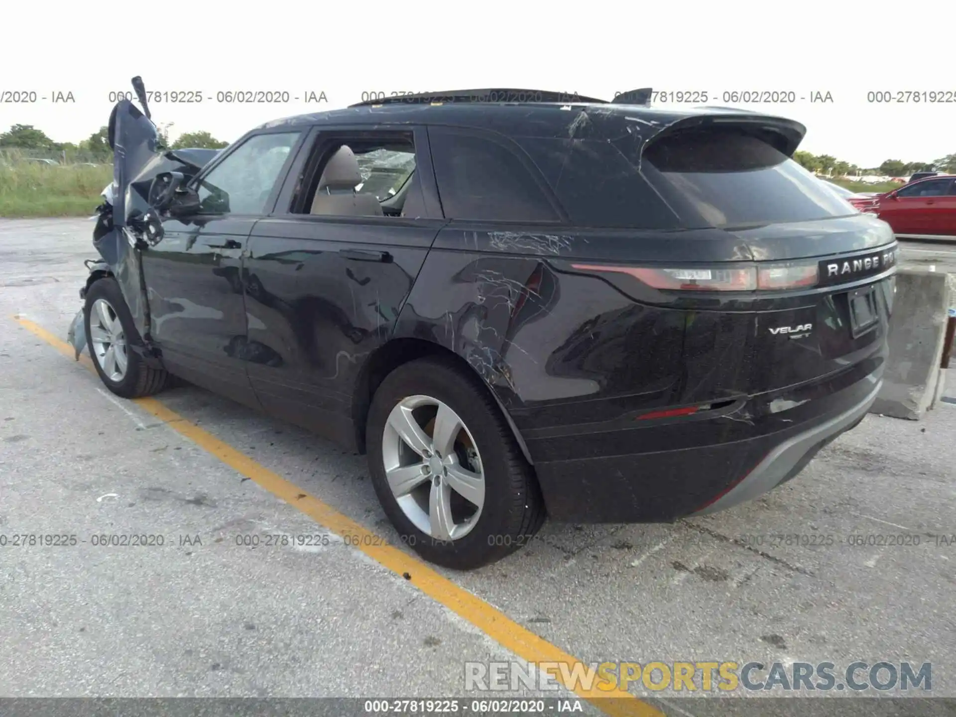 3 Photograph of a damaged car SALYB2EX1LA256699 LAND ROVER RANGE ROVER VELAR 2020