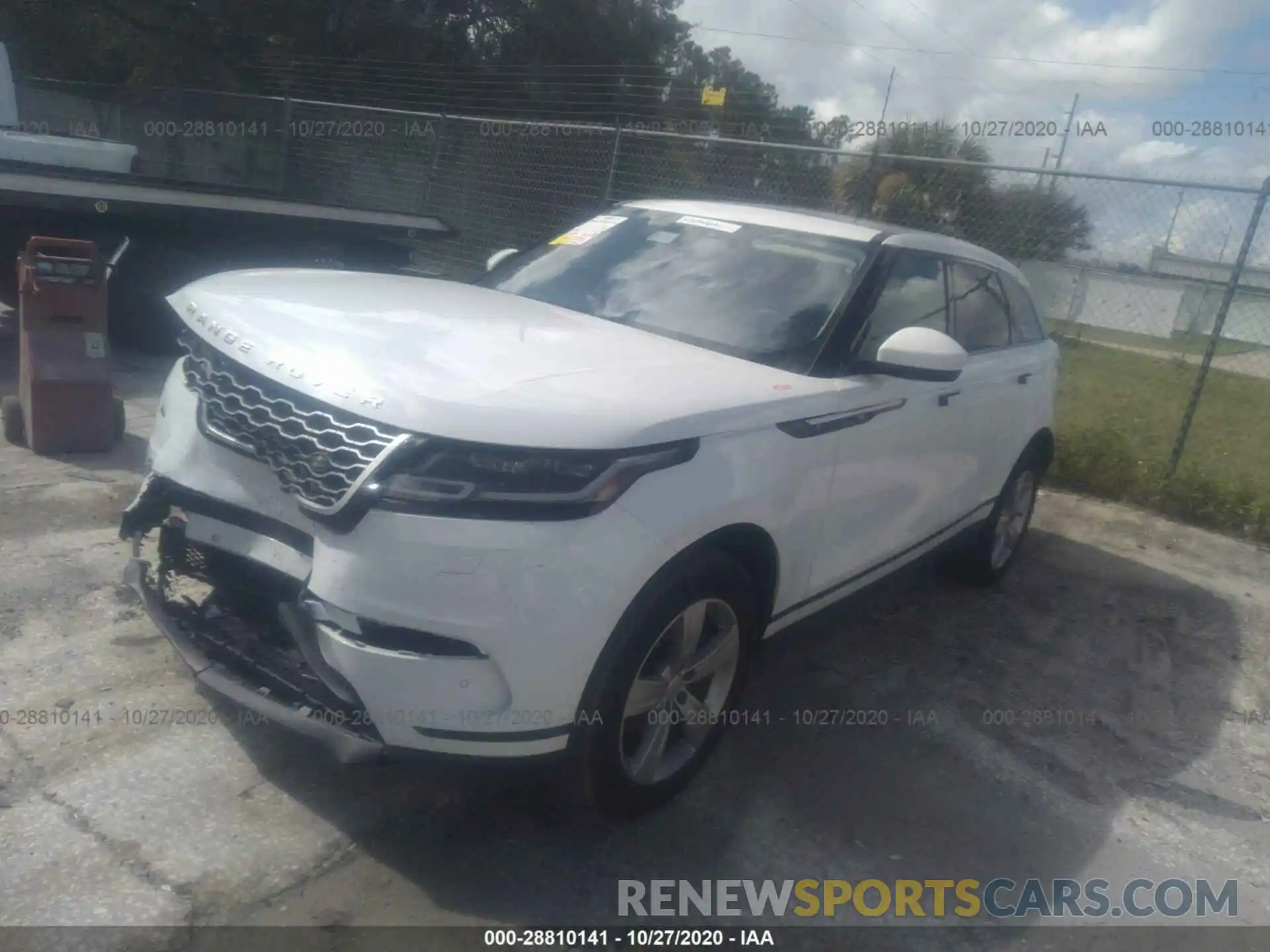 2 Photograph of a damaged car SALYB2EX1LA258954 LAND ROVER RANGE ROVER VELAR 2020