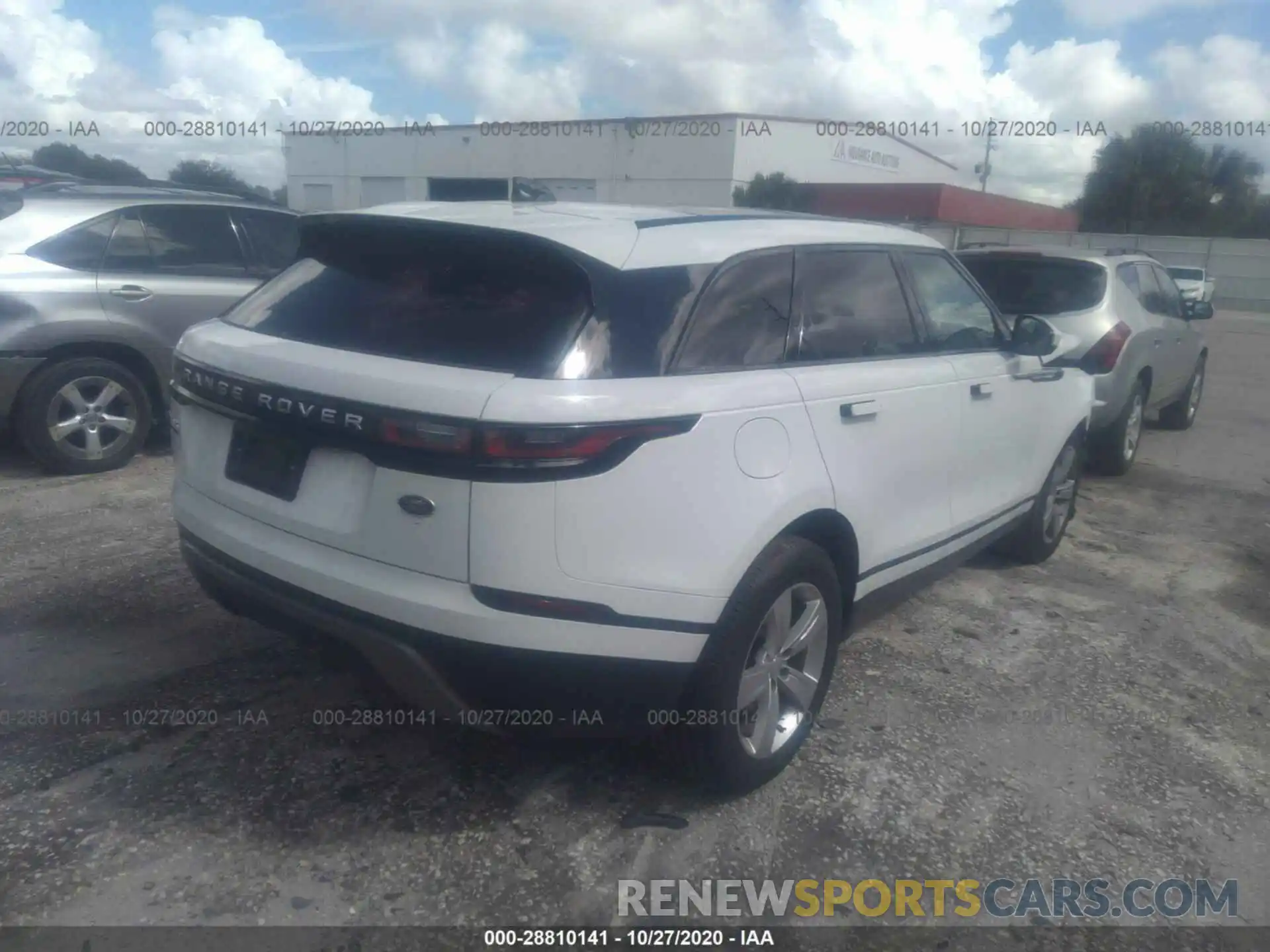 4 Photograph of a damaged car SALYB2EX1LA258954 LAND ROVER RANGE ROVER VELAR 2020