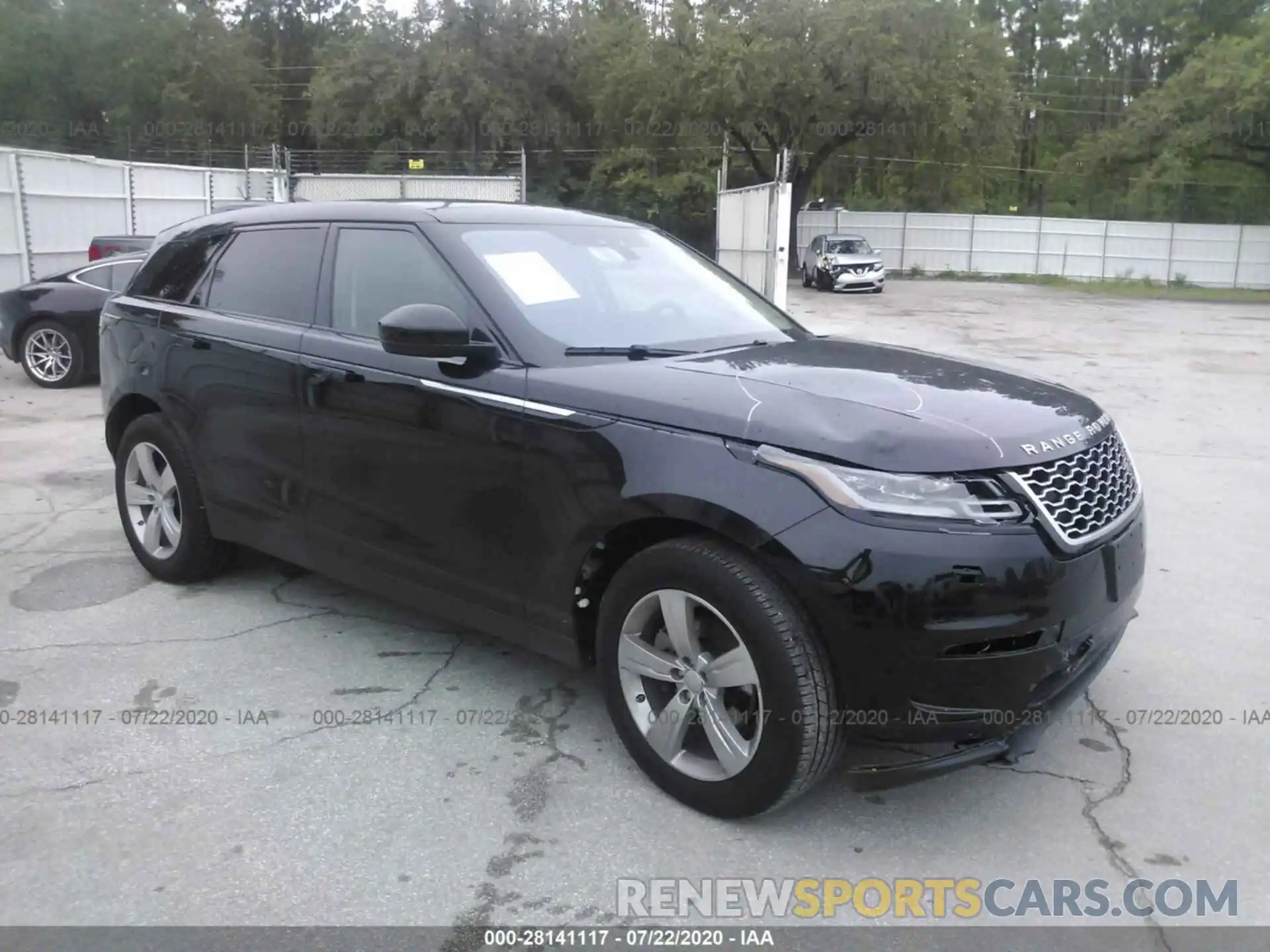 1 Photograph of a damaged car SALYB2EX1LA258968 LAND ROVER RANGE ROVER VELAR 2020