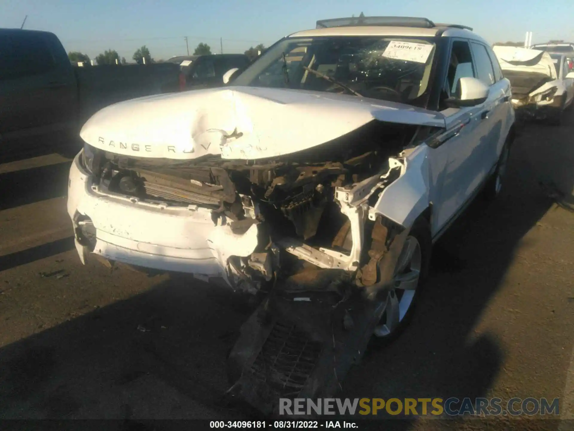 6 Photograph of a damaged car SALYB2EX1LA285443 LAND ROVER RANGE ROVER VELAR 2020