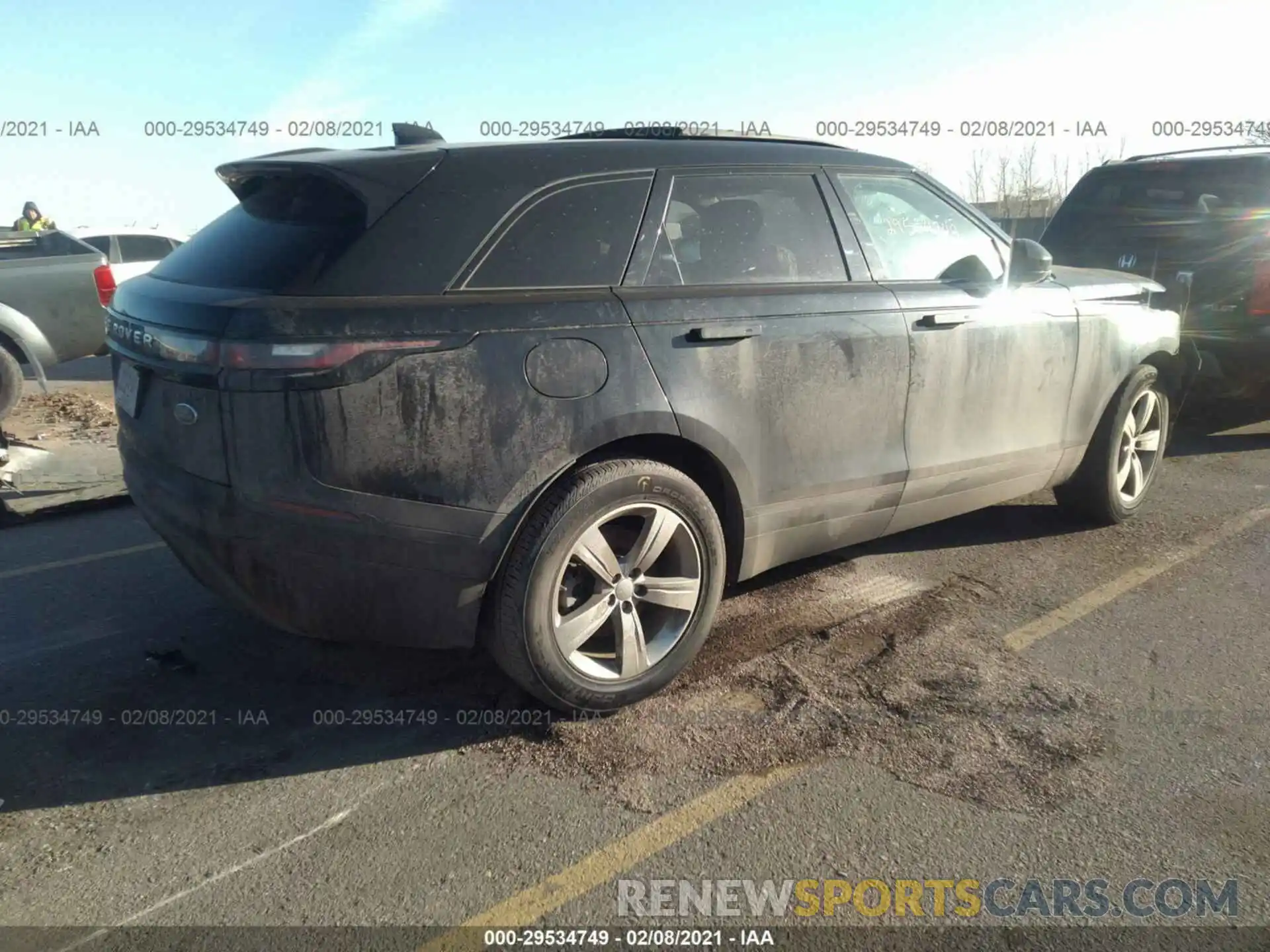 4 Photograph of a damaged car SALYB2EX2LA249552 LAND ROVER RANGE ROVER VELAR 2020