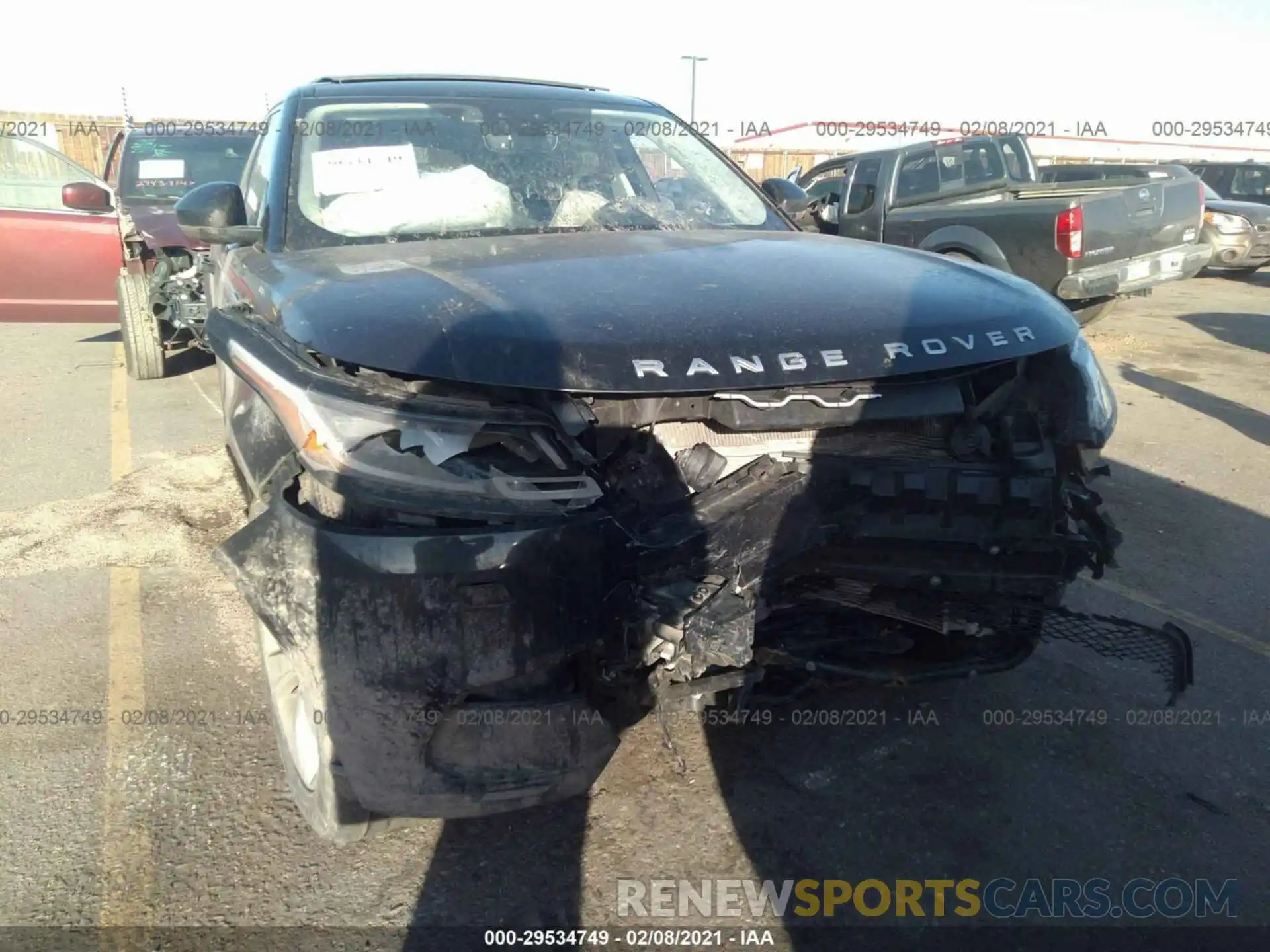 6 Photograph of a damaged car SALYB2EX2LA249552 LAND ROVER RANGE ROVER VELAR 2020