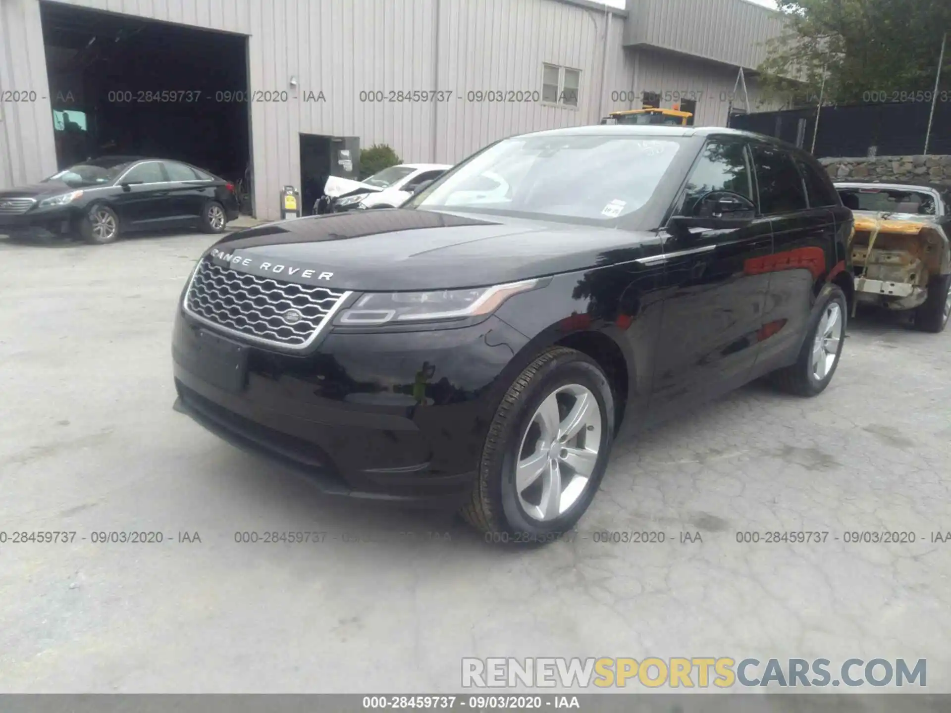 2 Photograph of a damaged car SALYB2EX2LA249681 LAND ROVER RANGE ROVER VELAR 2020