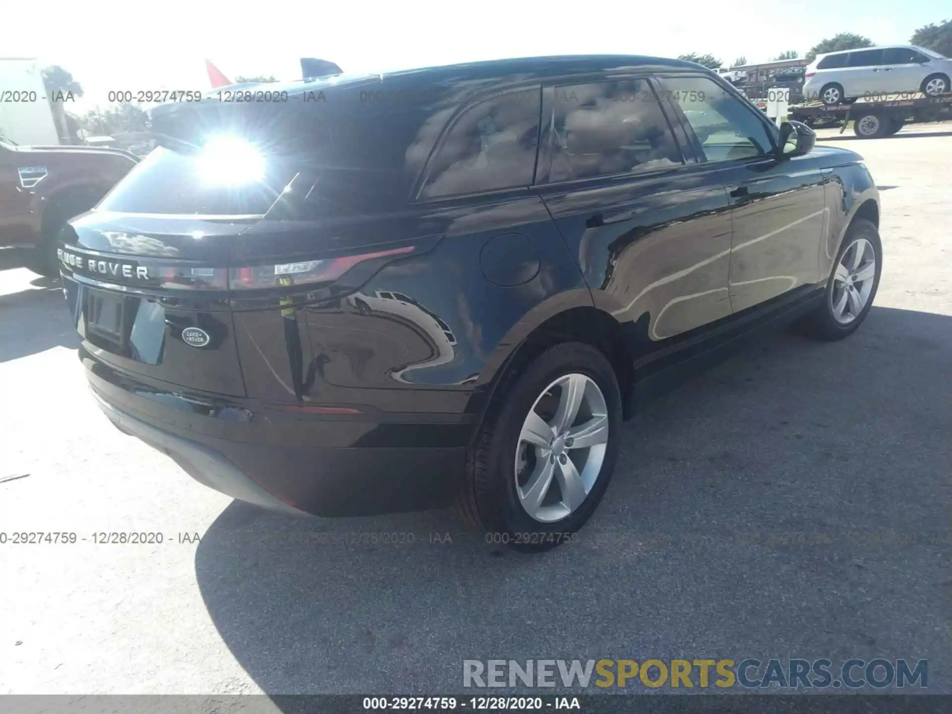 4 Photograph of a damaged car SALYB2EX2LA265637 LAND ROVER RANGE ROVER VELAR 2020