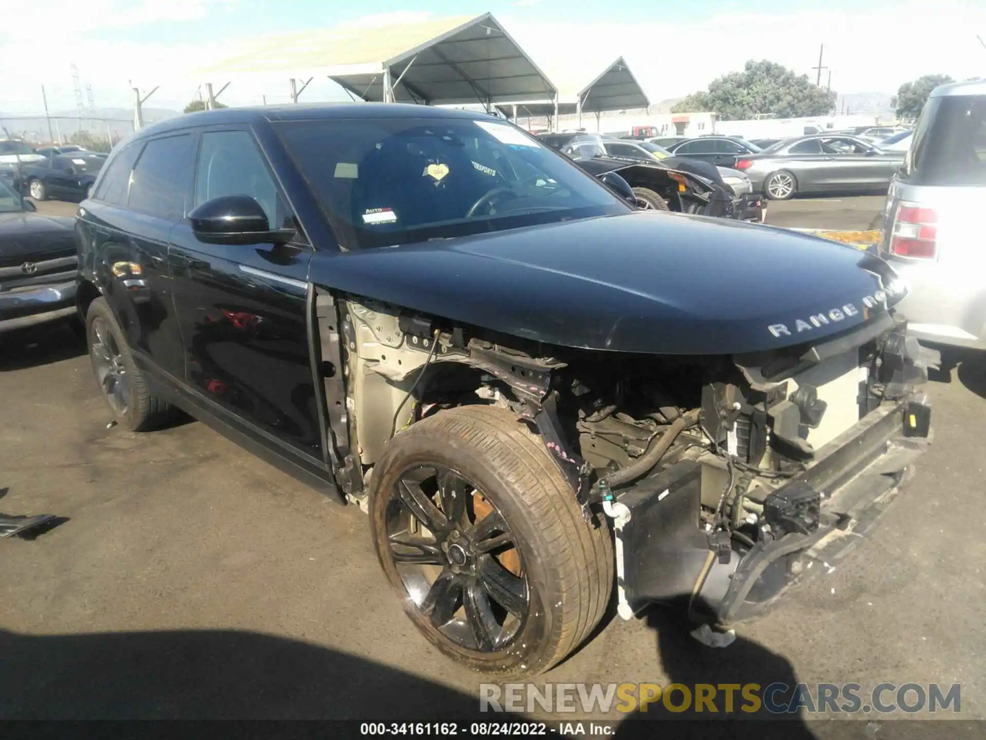 1 Photograph of a damaged car SALYB2EX2LA273818 LAND ROVER RANGE ROVER VELAR 2020