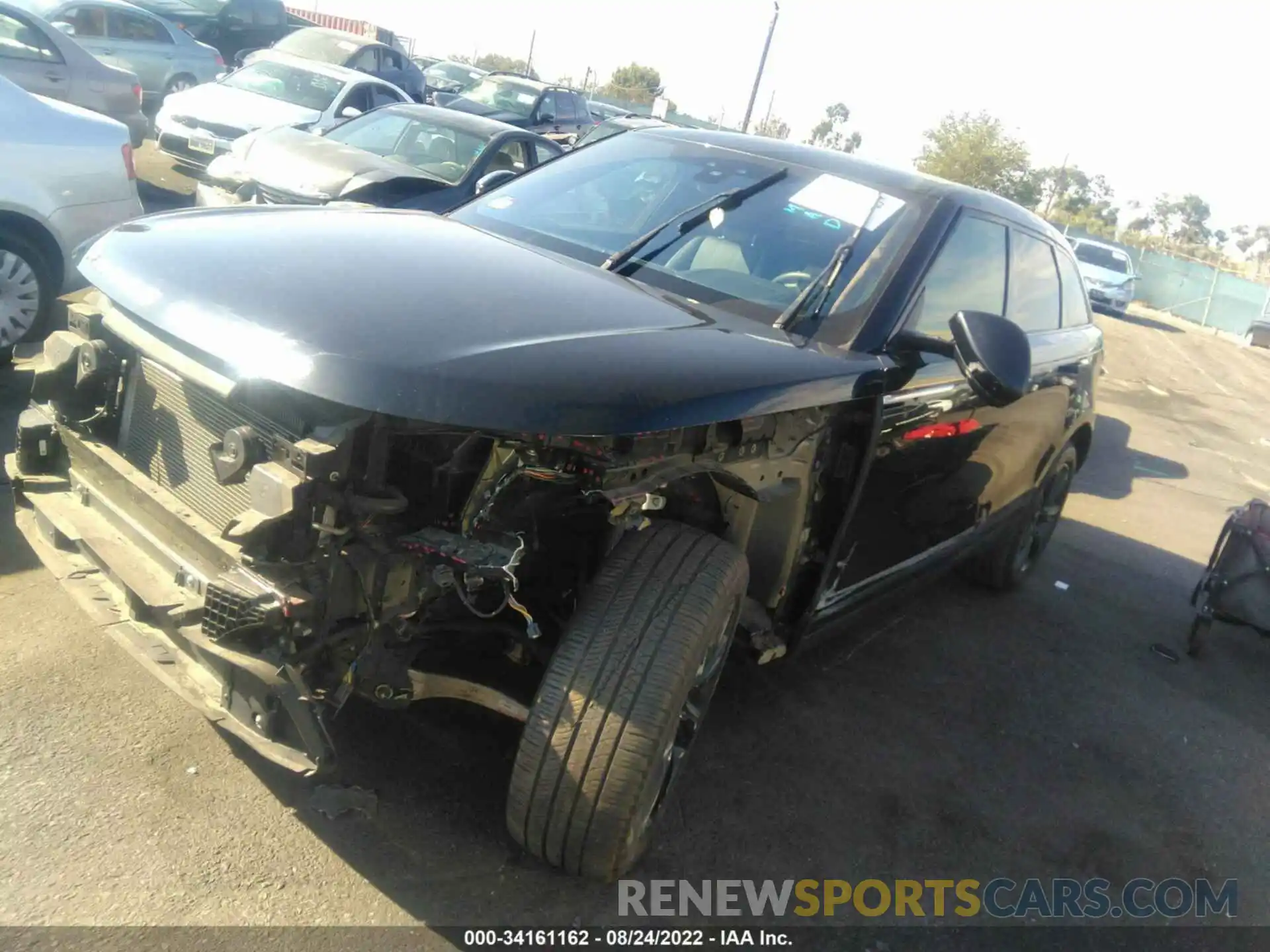 2 Photograph of a damaged car SALYB2EX2LA273818 LAND ROVER RANGE ROVER VELAR 2020