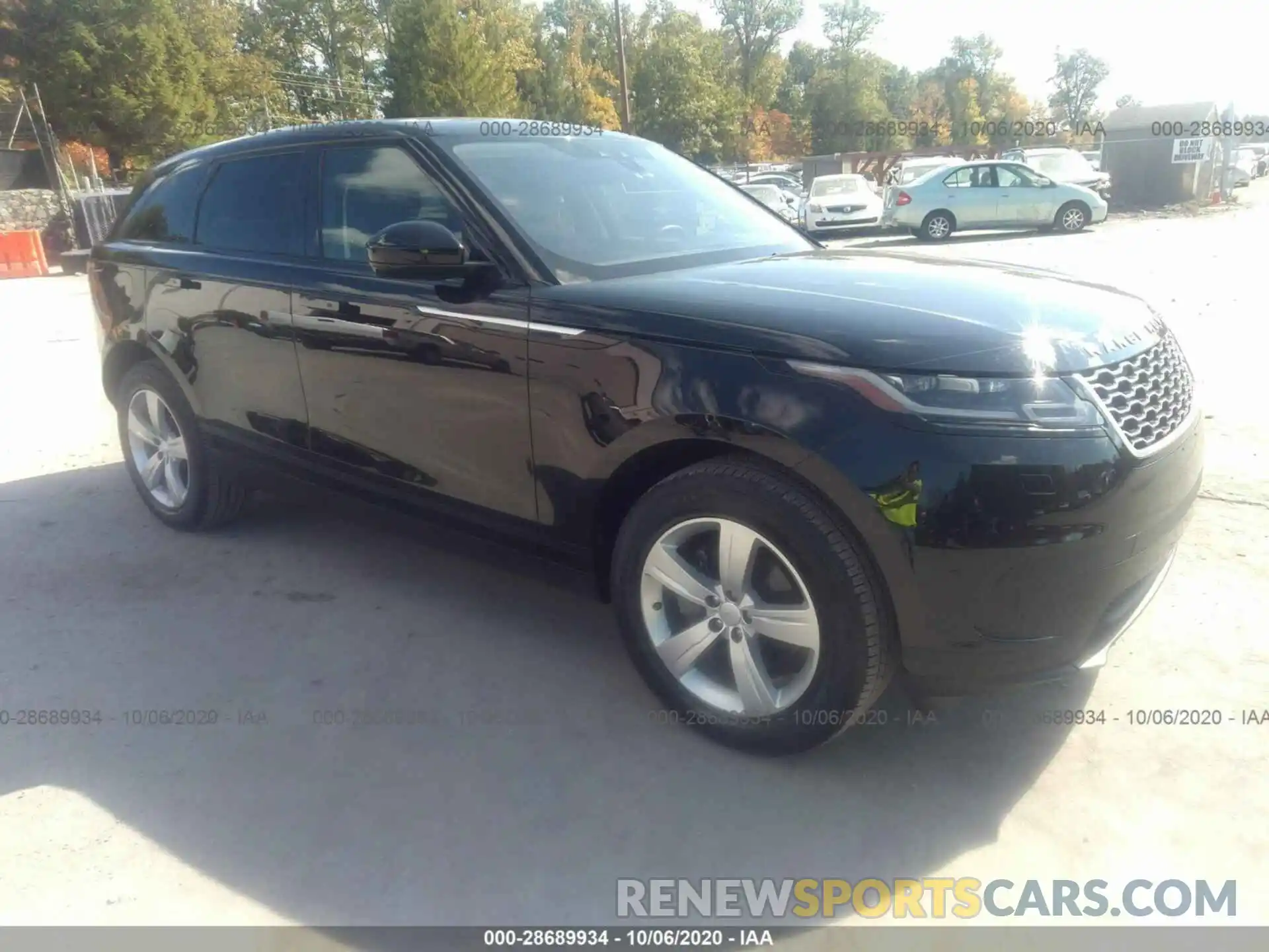 1 Photograph of a damaged car SALYB2EX3LA250001 LAND ROVER RANGE ROVER VELAR 2020