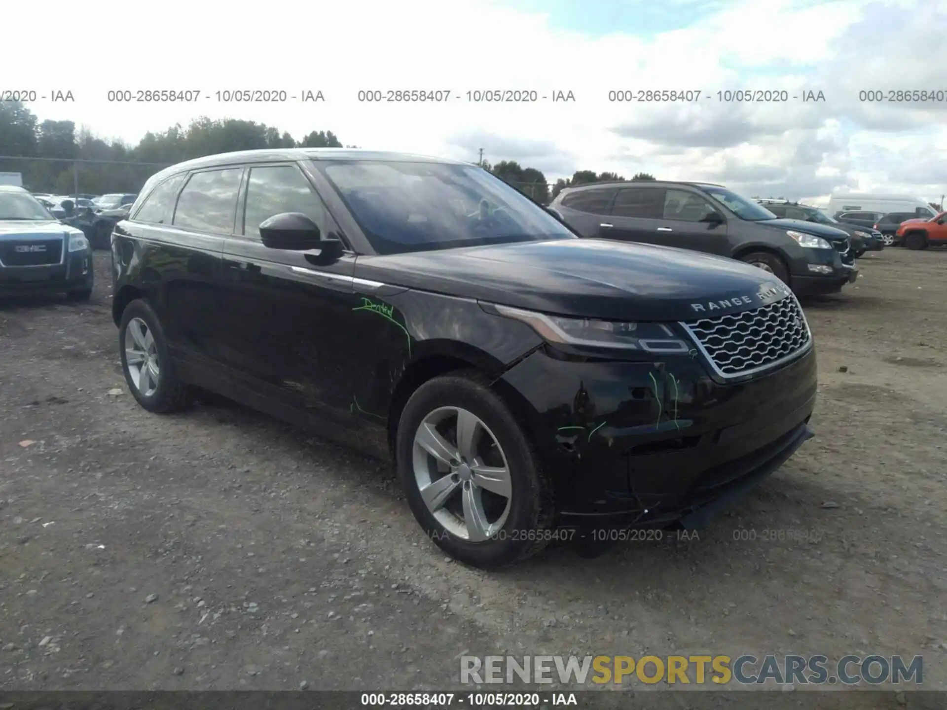 1 Photograph of a damaged car SALYB2EX3LA252816 LAND ROVER RANGE ROVER VELAR 2020