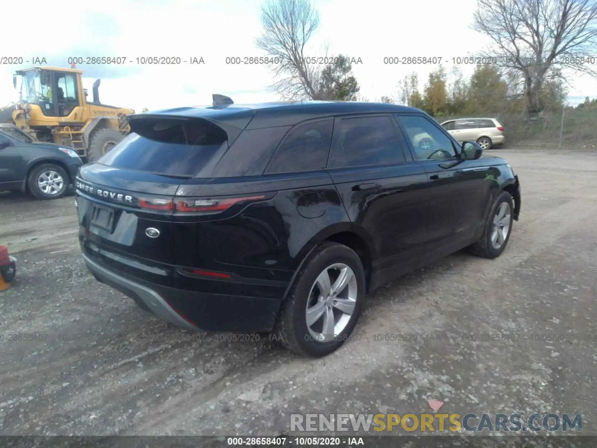 4 Photograph of a damaged car SALYB2EX3LA252816 LAND ROVER RANGE ROVER VELAR 2020