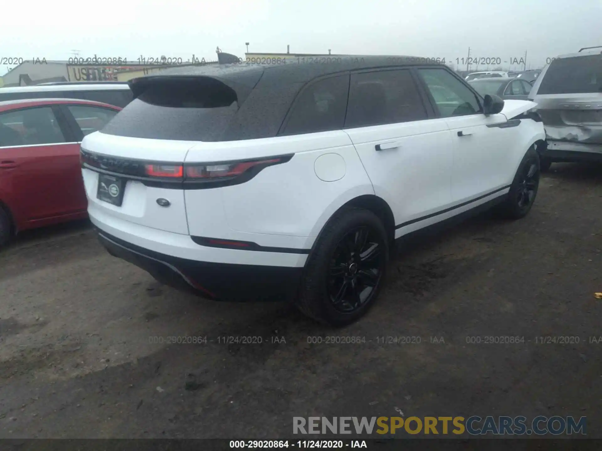 4 Photograph of a damaged car SALYB2EX3LA255831 LAND ROVER RANGE ROVER VELAR 2020