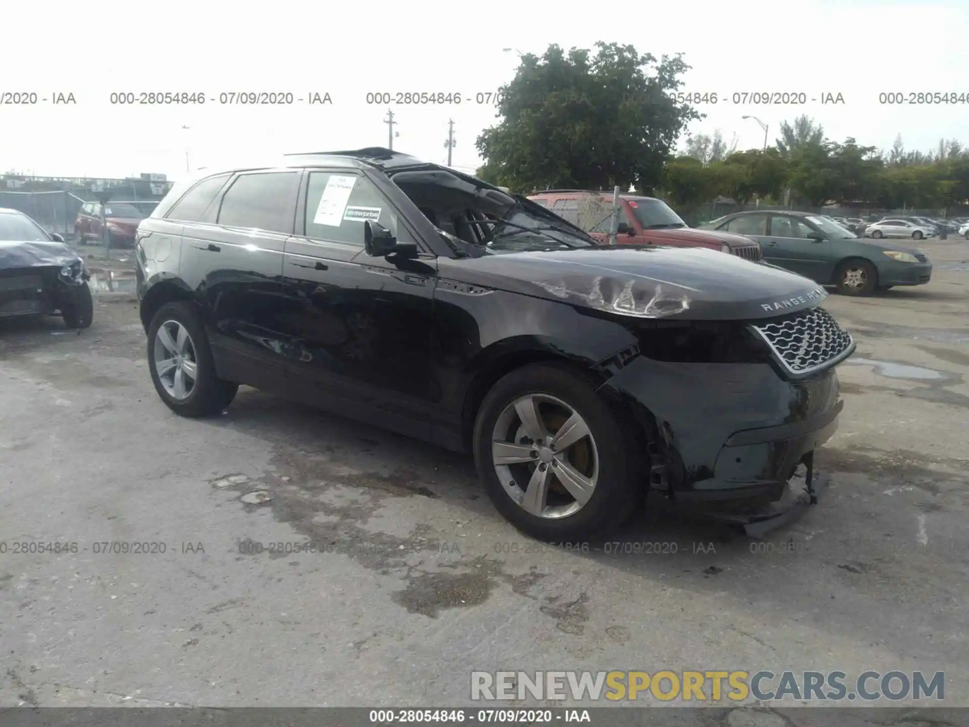 1 Photograph of a damaged car SALYB2EX3LA256459 LAND ROVER RANGE ROVER VELAR 2020