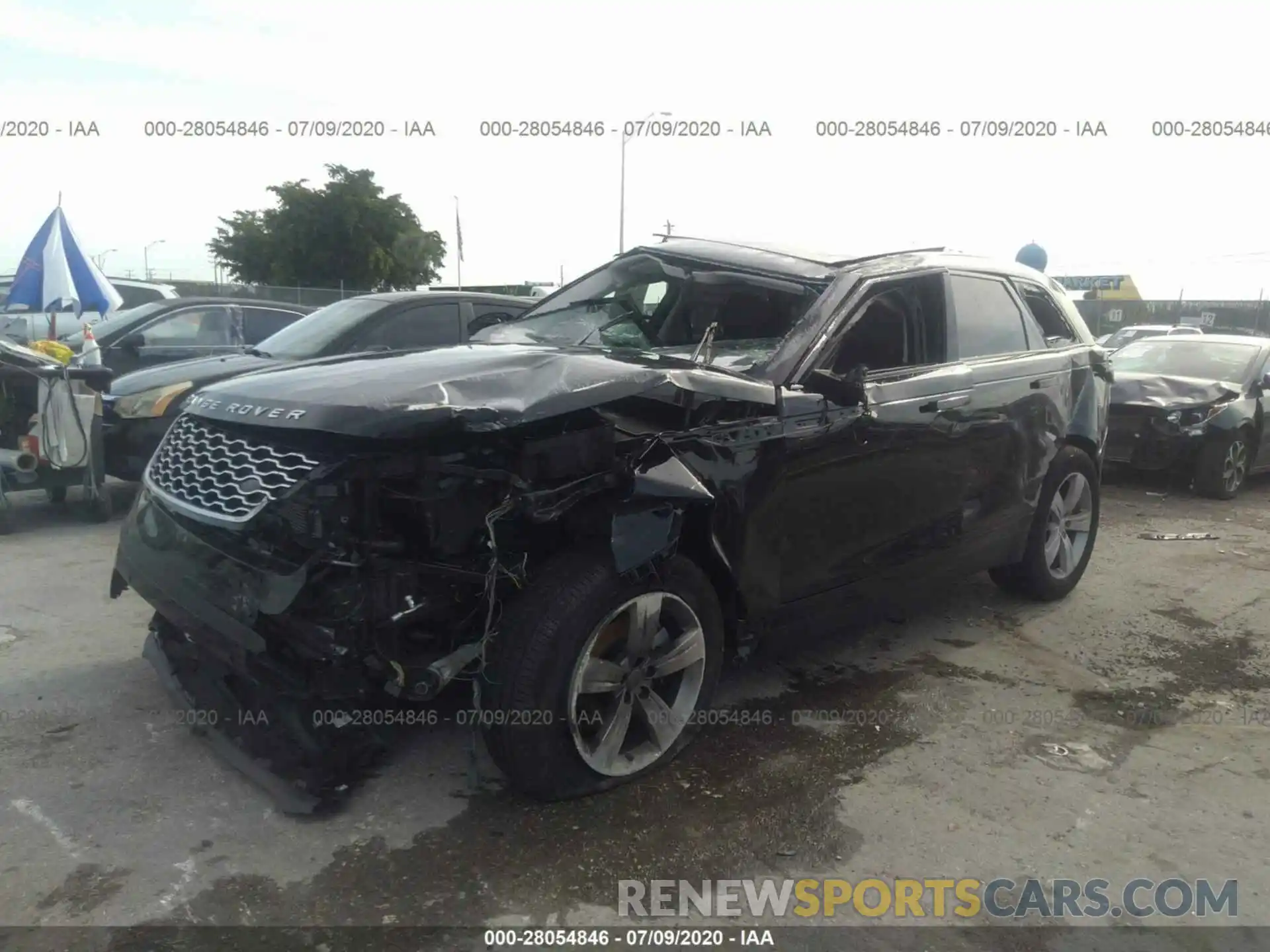 6 Photograph of a damaged car SALYB2EX3LA256459 LAND ROVER RANGE ROVER VELAR 2020