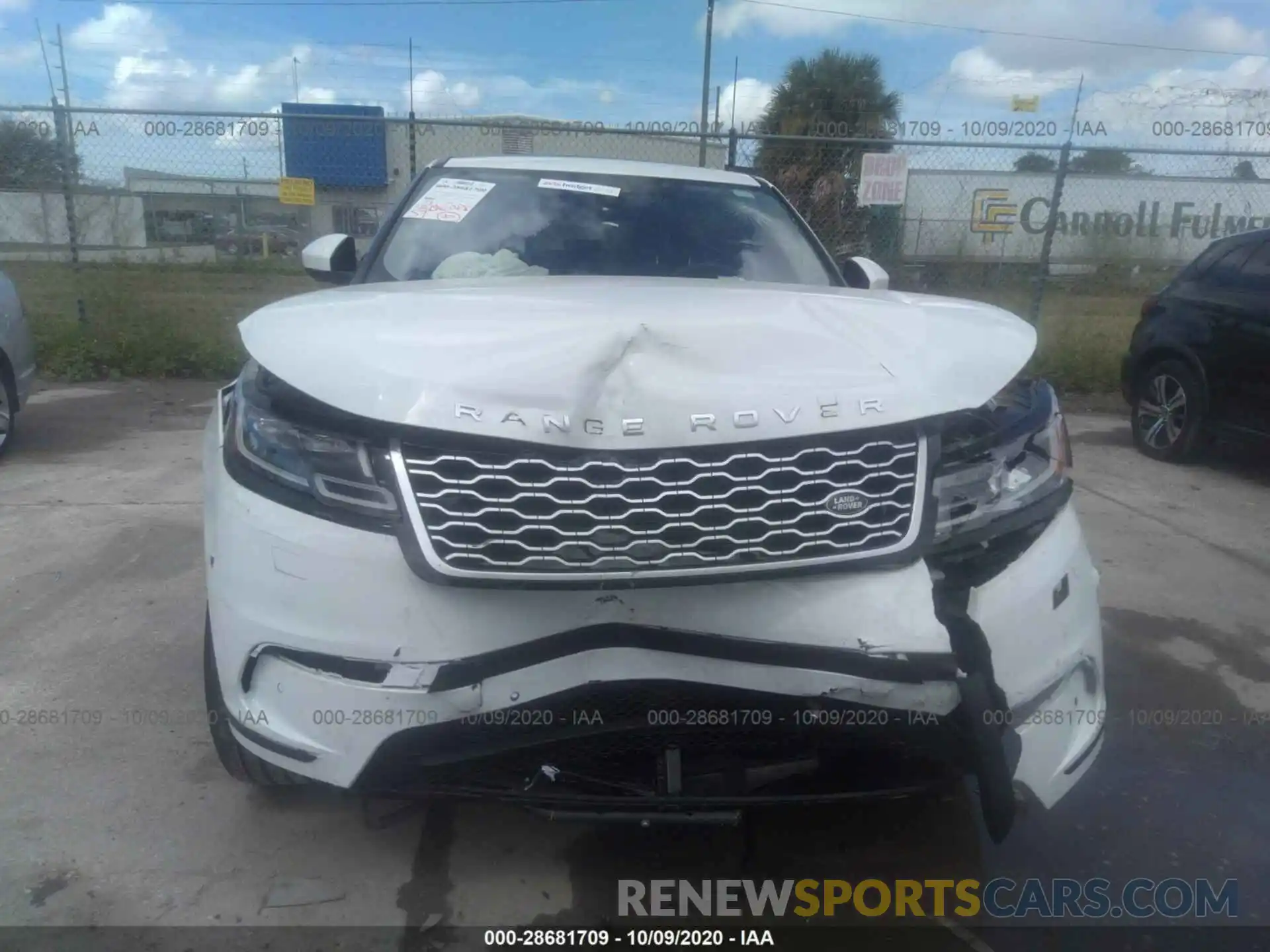 6 Photograph of a damaged car SALYB2EX3LA258678 LAND ROVER RANGE ROVER VELAR 2020