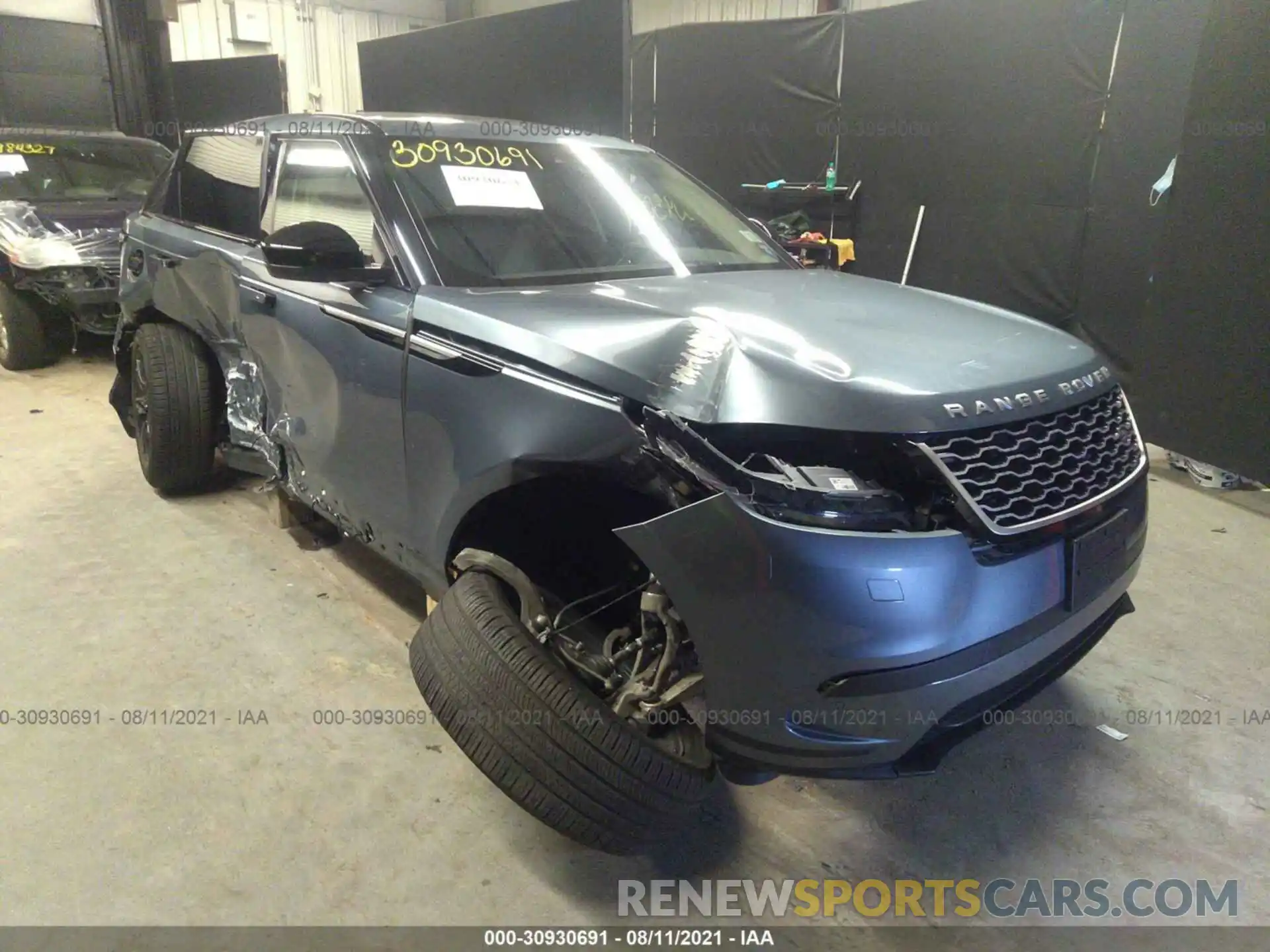 1 Фотография поврежденного автомобиля SALYB2EX3LA266263 LAND ROVER RANGE ROVER VELAR 2020