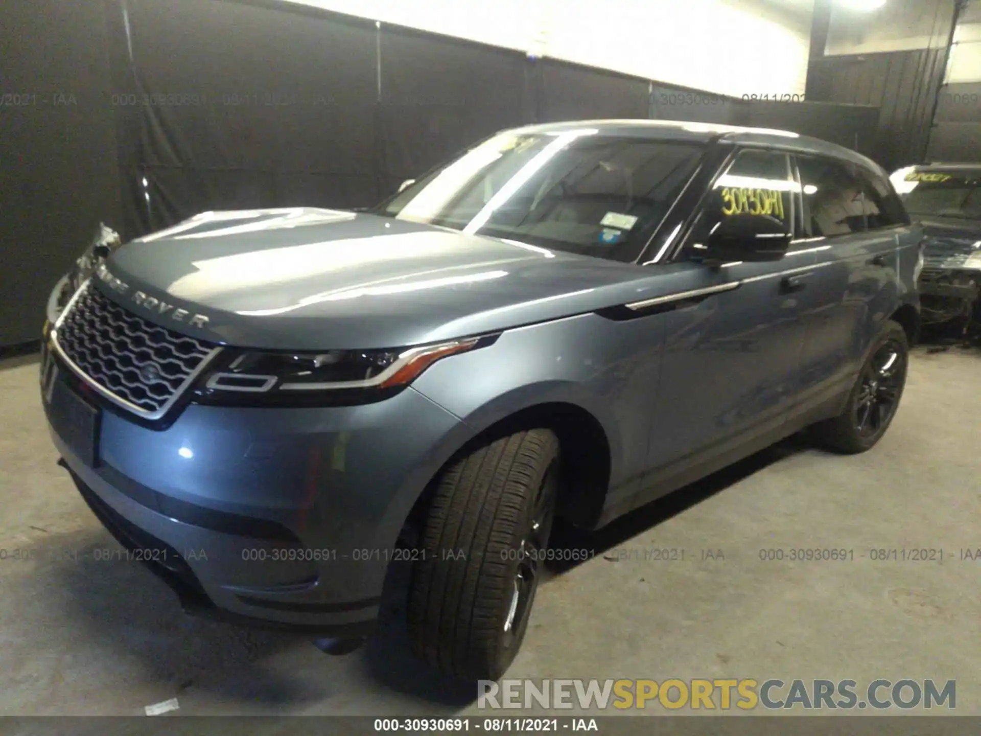 2 Фотография поврежденного автомобиля SALYB2EX3LA266263 LAND ROVER RANGE ROVER VELAR 2020