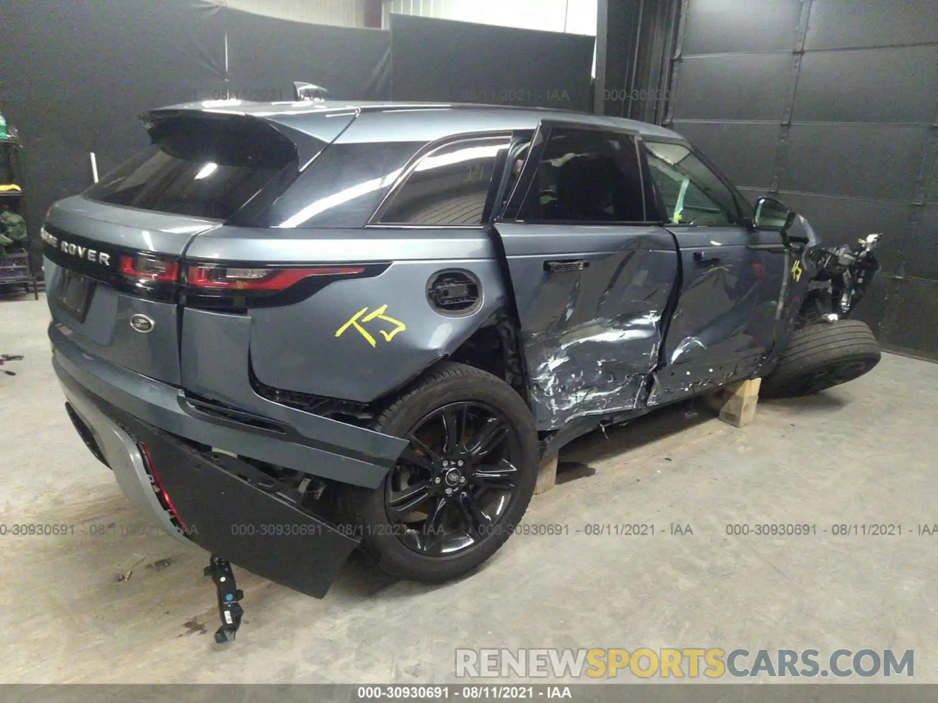 4 Photograph of a damaged car SALYB2EX3LA266263 LAND ROVER RANGE ROVER VELAR 2020