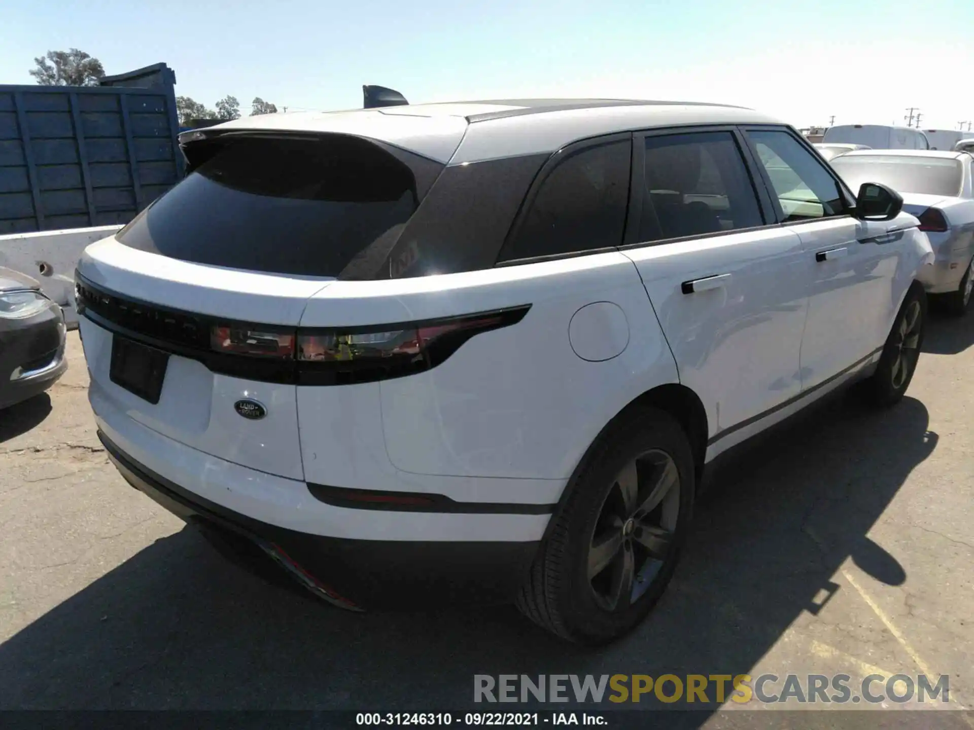 4 Фотография поврежденного автомобиля SALYB2EX3LA274119 LAND ROVER RANGE ROVER VELAR 2020