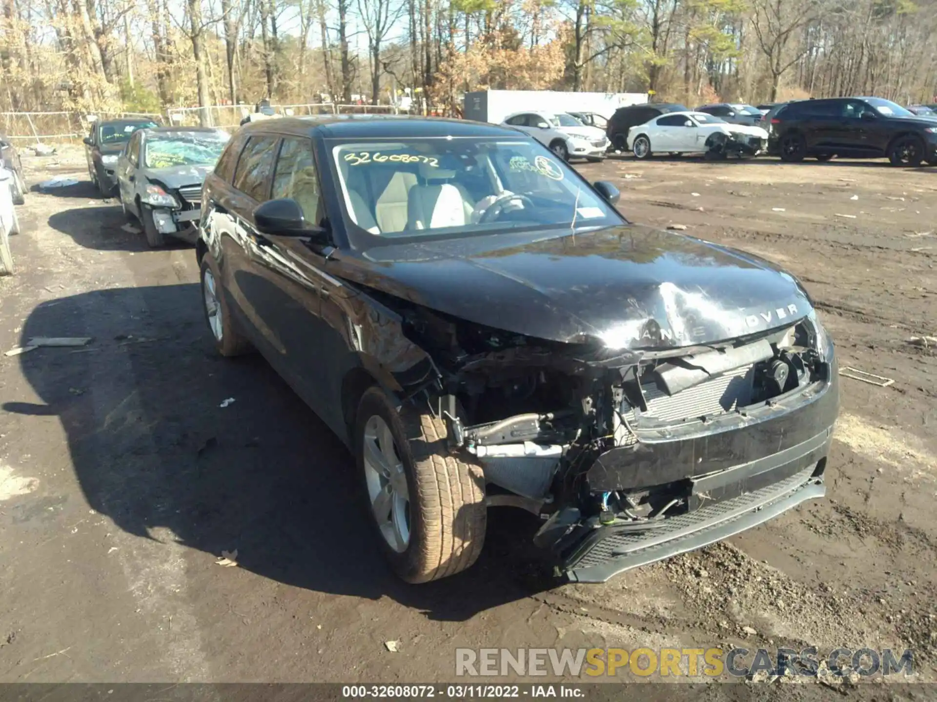 1 Photograph of a damaged car SALYB2EX3LA293107 LAND ROVER RANGE ROVER VELAR 2020