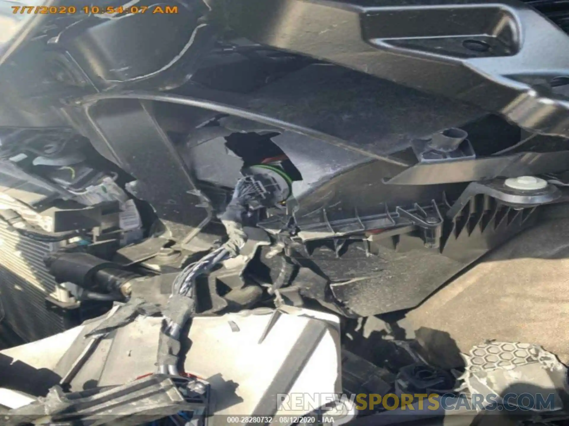 9 Photograph of a damaged car SALYB2EX4LA258687 LAND ROVER RANGE ROVER VELAR 2020