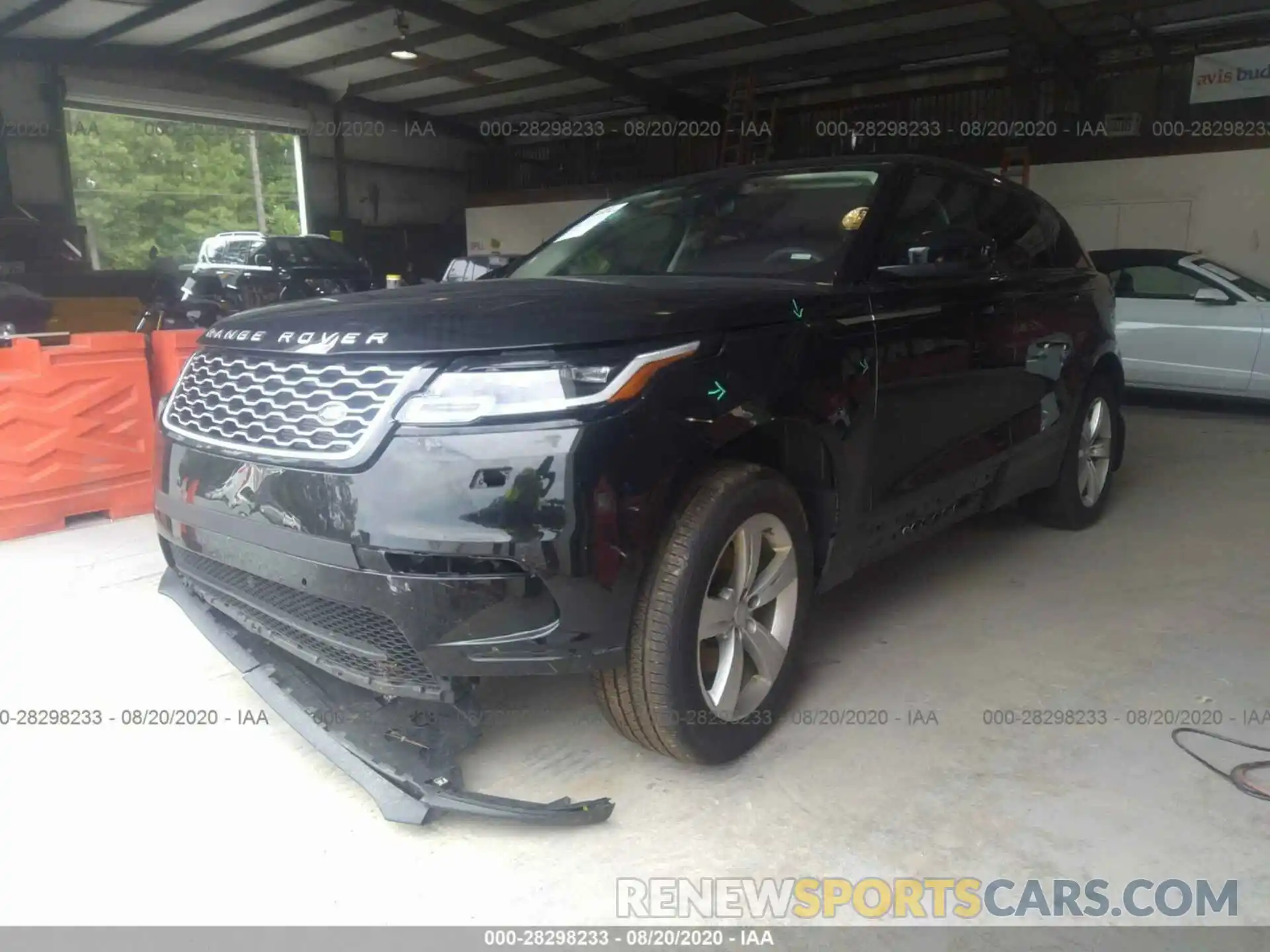 2 Photograph of a damaged car SALYB2EX5LA250047 LAND ROVER RANGE ROVER VELAR 2020