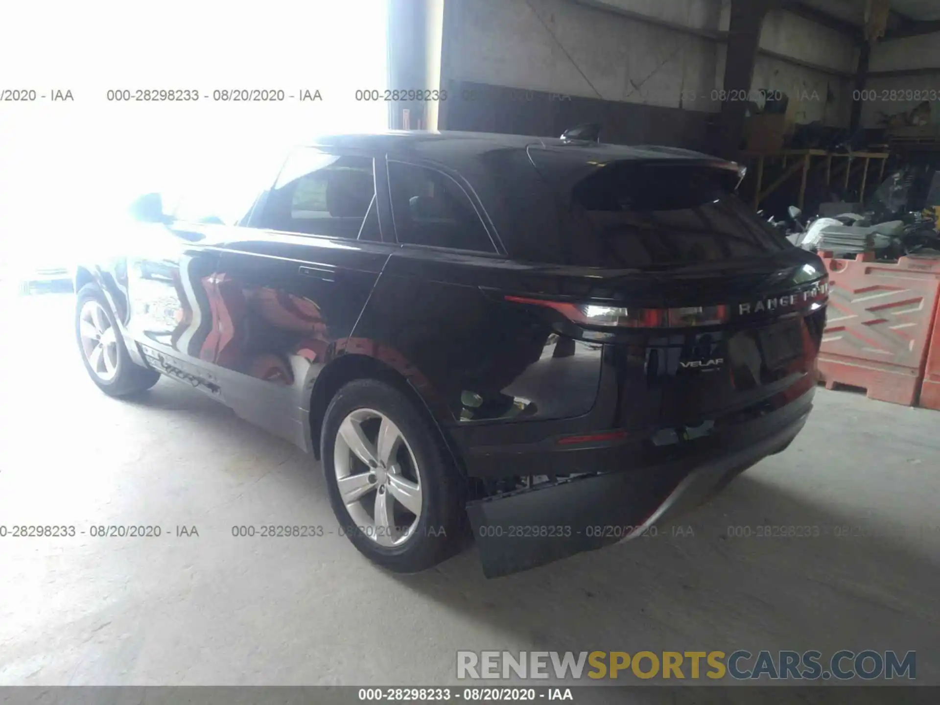 3 Photograph of a damaged car SALYB2EX5LA250047 LAND ROVER RANGE ROVER VELAR 2020