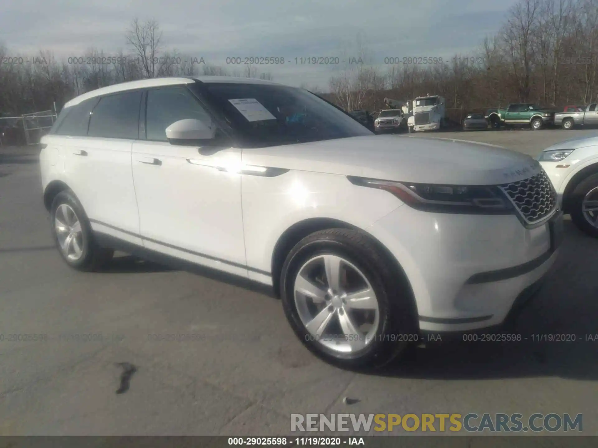 1 Photograph of a damaged car SALYB2EX5LA251943 LAND ROVER RANGE ROVER VELAR 2020