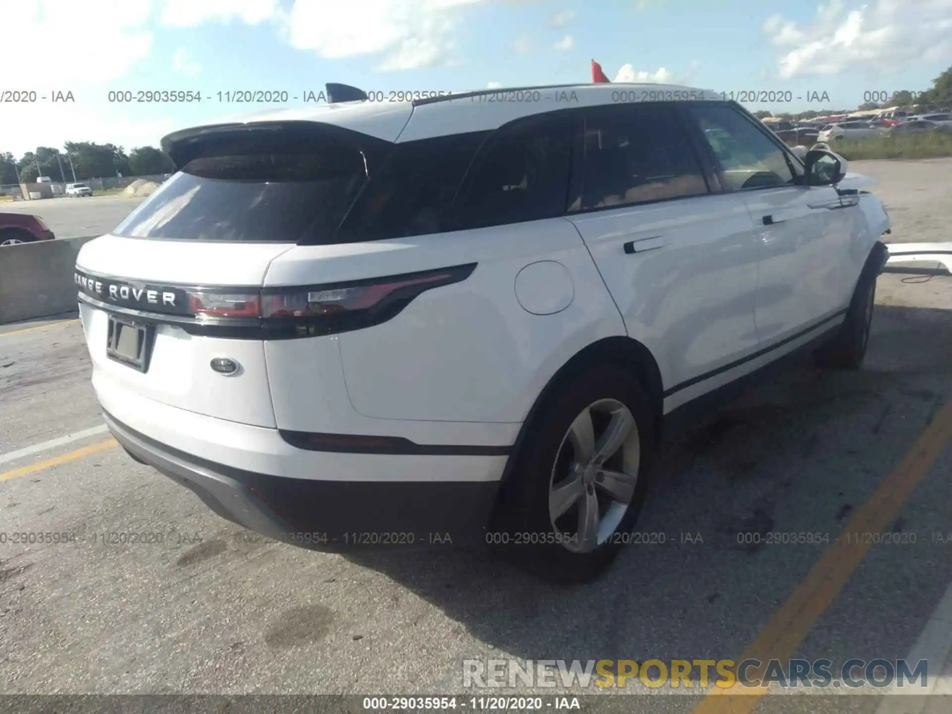 4 Photograph of a damaged car SALYB2EX5LA254468 LAND ROVER RANGE ROVER VELAR 2020