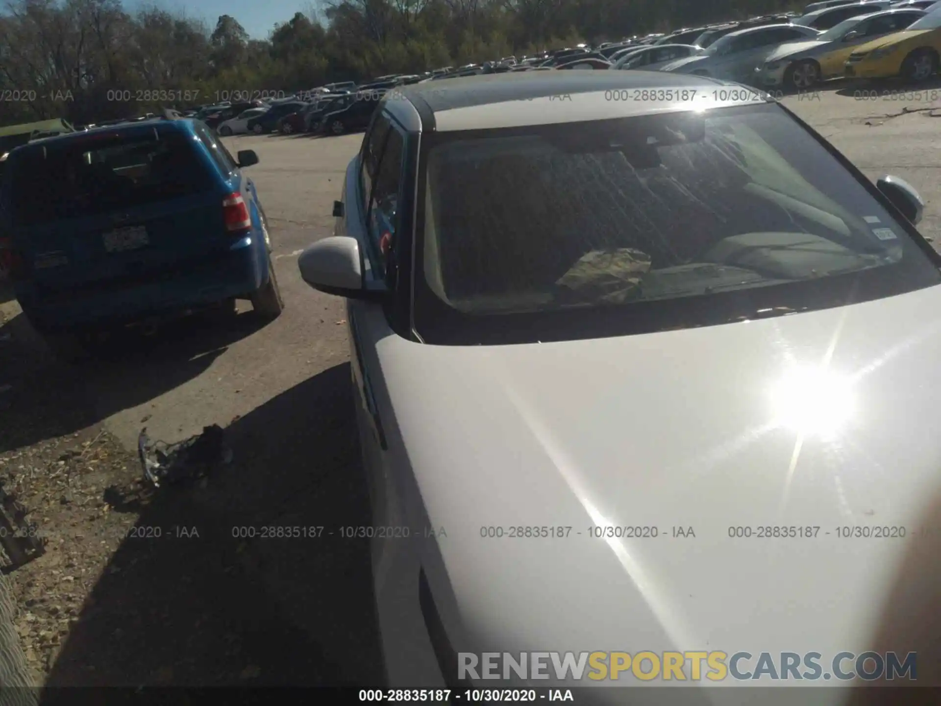 1 Photograph of a damaged car SALYB2EX5LA255152 LAND ROVER RANGE ROVER VELAR 2020