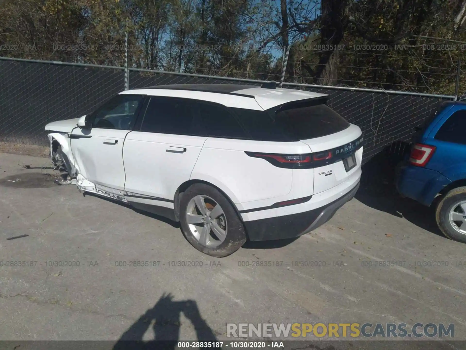 3 Photograph of a damaged car SALYB2EX5LA255152 LAND ROVER RANGE ROVER VELAR 2020