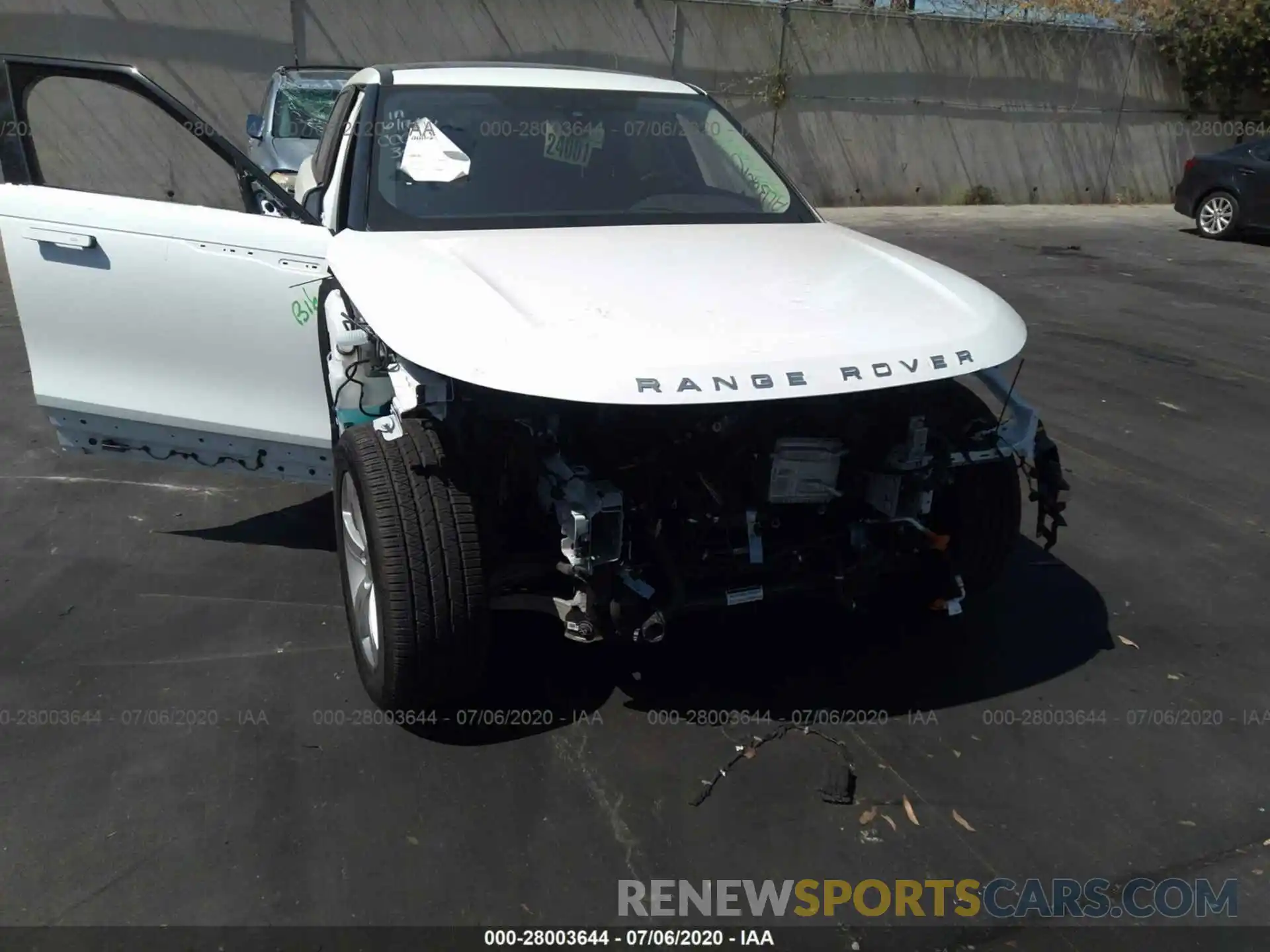 6 Photograph of a damaged car SALYB2EX5LA265731 LAND ROVER RANGE ROVER VELAR 2020