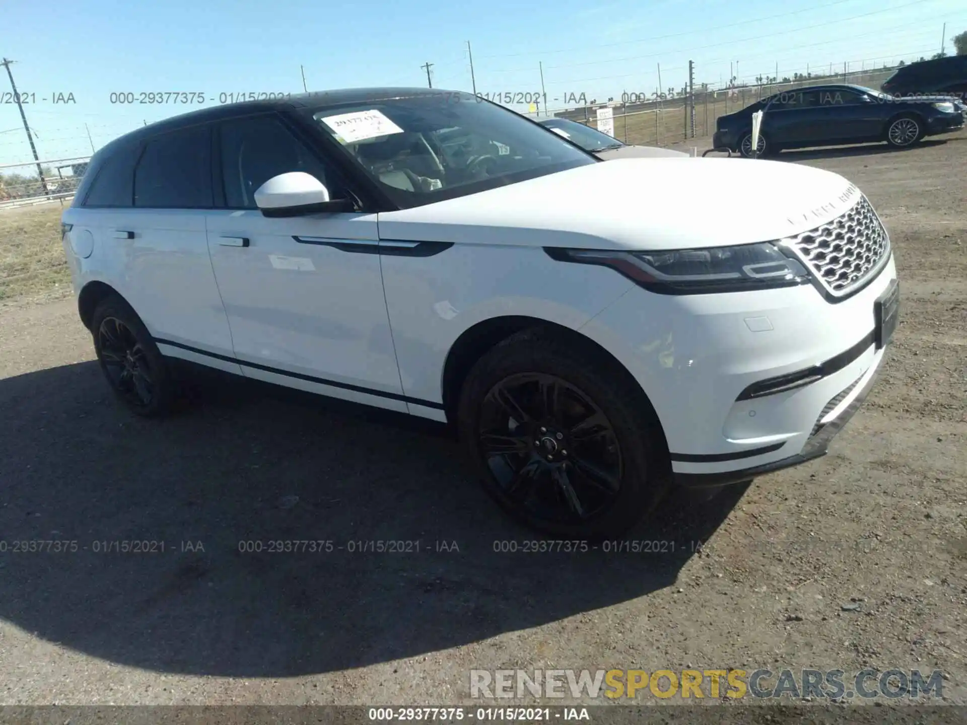 1 Фотография поврежденного автомобиля SALYB2EX5LA270198 LAND ROVER RANGE ROVER VELAR 2020