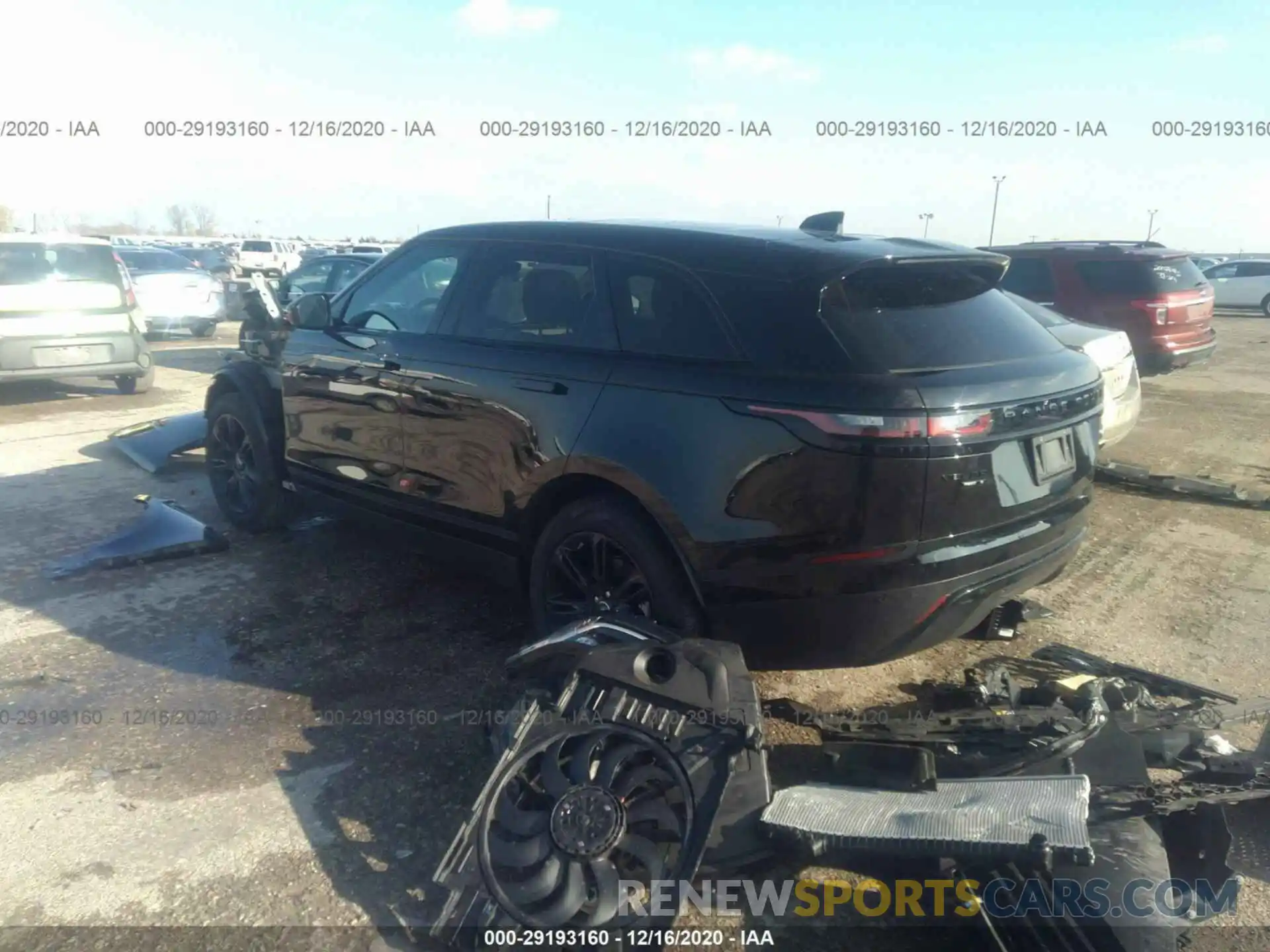3 Photograph of a damaged car SALYB2EX5LA280617 LAND ROVER RANGE ROVER VELAR 2020