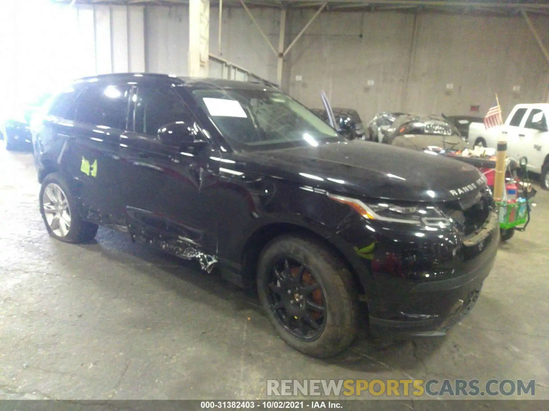 1 Photograph of a damaged car SALYB2EX5LA283923 LAND ROVER RANGE ROVER VELAR 2020