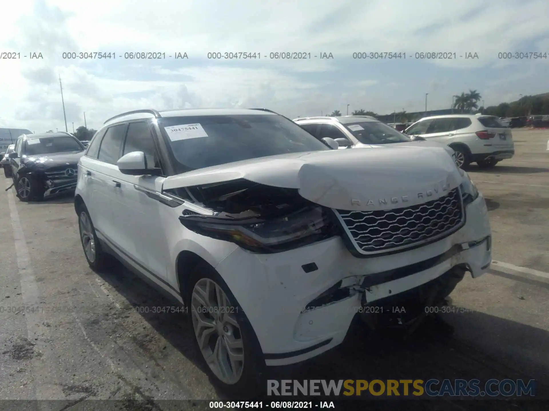 6 Photograph of a damaged car SALYB2EX5LA286496 LAND ROVER RANGE ROVER VELAR 2020