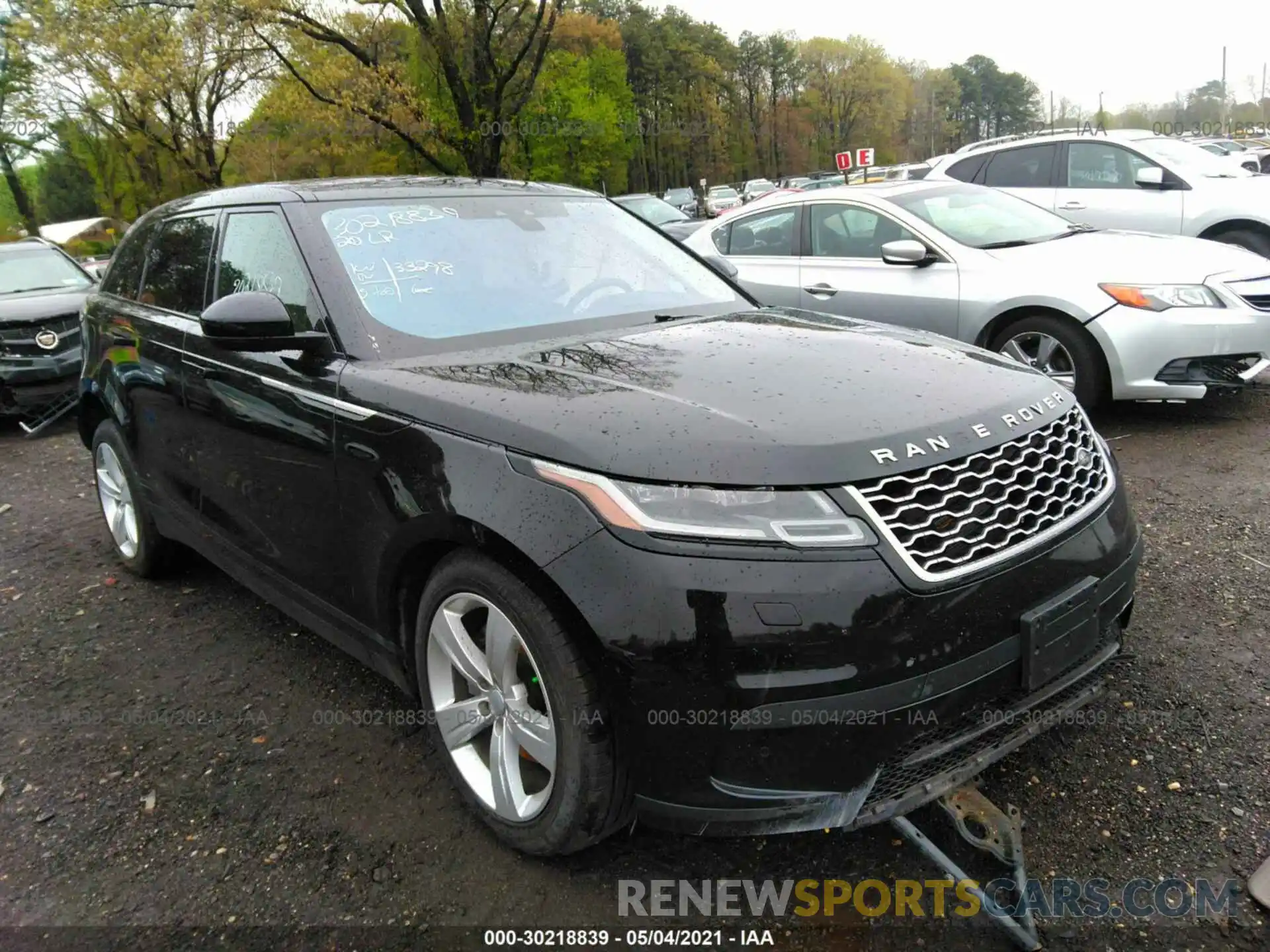 1 Photograph of a damaged car SALYB2EX6LA248582 LAND ROVER RANGE ROVER VELAR 2020