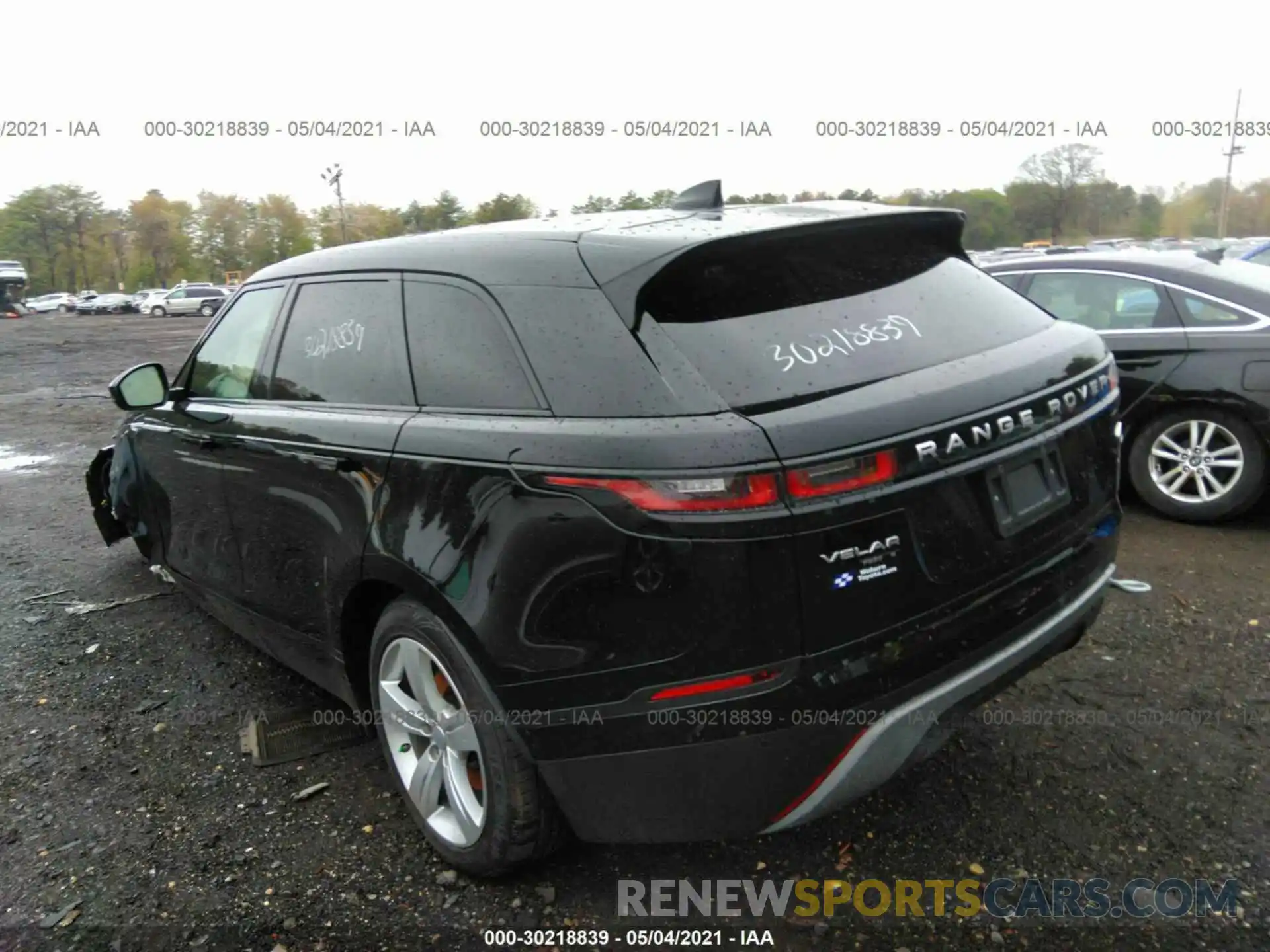 3 Photograph of a damaged car SALYB2EX6LA248582 LAND ROVER RANGE ROVER VELAR 2020