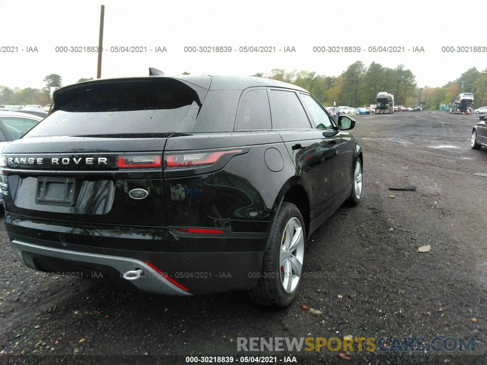 4 Photograph of a damaged car SALYB2EX6LA248582 LAND ROVER RANGE ROVER VELAR 2020